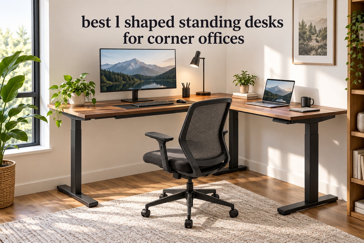 best l shaped standing desks for corner offices