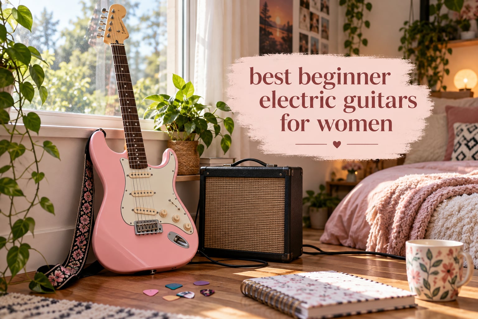 best beginner electric guitars for women