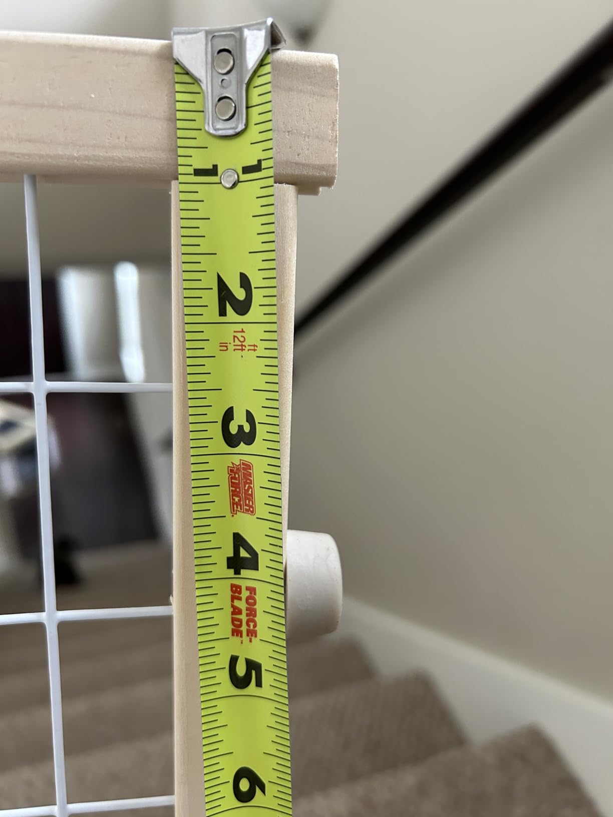 Toddleroo by North States - Extra-Wide Wire Mesh Wooden Baby Gate: Pressure Mounted Baby Gate for Doorways - Adjustable 29.5 to 50 Inches Wide - 31 Inches Tall customer photo 1
