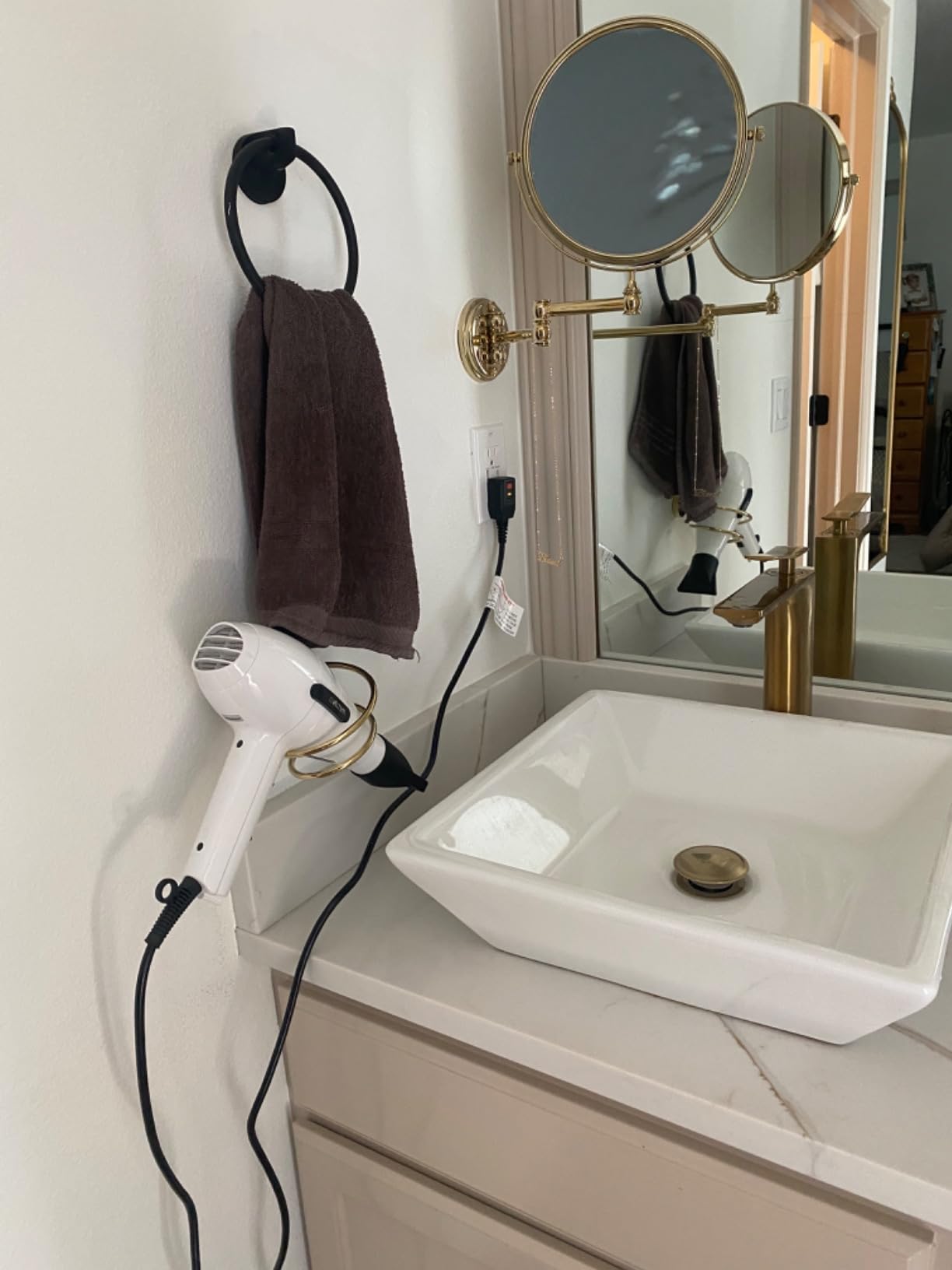 Elchim 2001 High Pressure Professional Hair Dryer, 1875W Blow Dryer, High-Pressure Airflow Technology, 2 Speeds & 5 Temperatures, Long-Life Motor 2000+ Hours, Made in Italy, Black customer photo 1