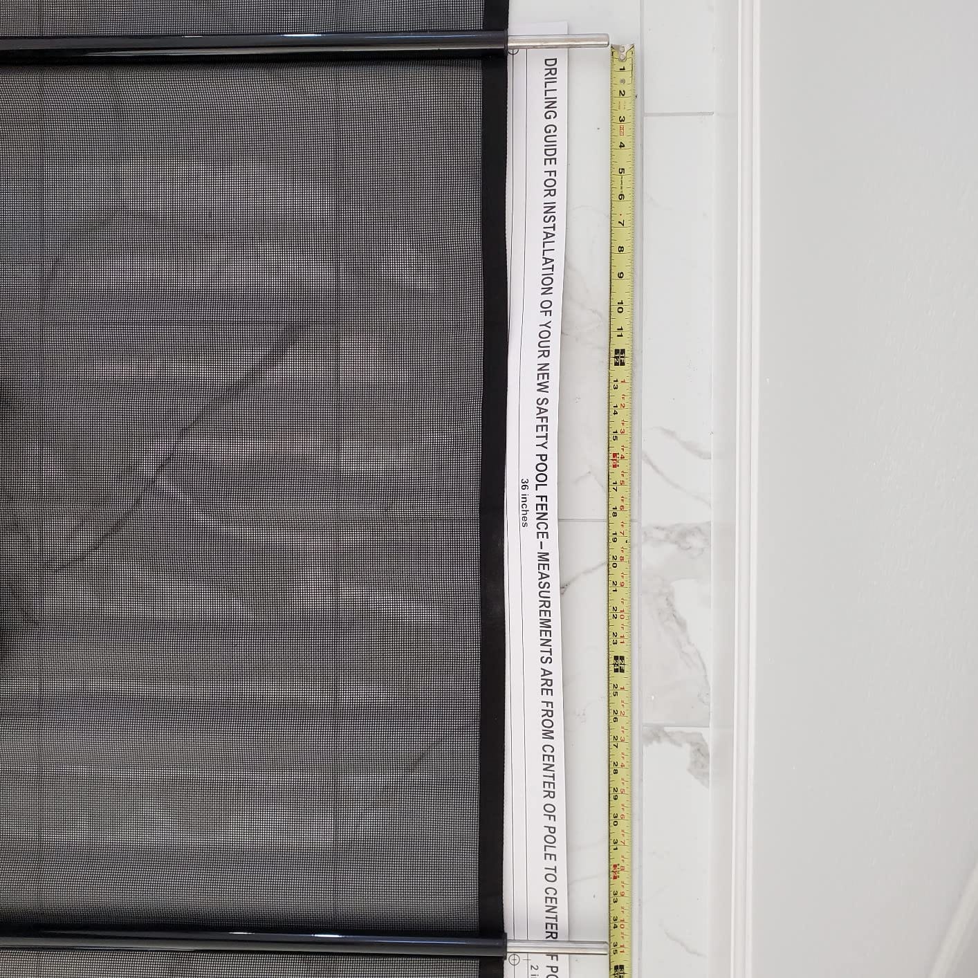 Safety Fence for In Ground Pool Size: 5', Black customer photo 2