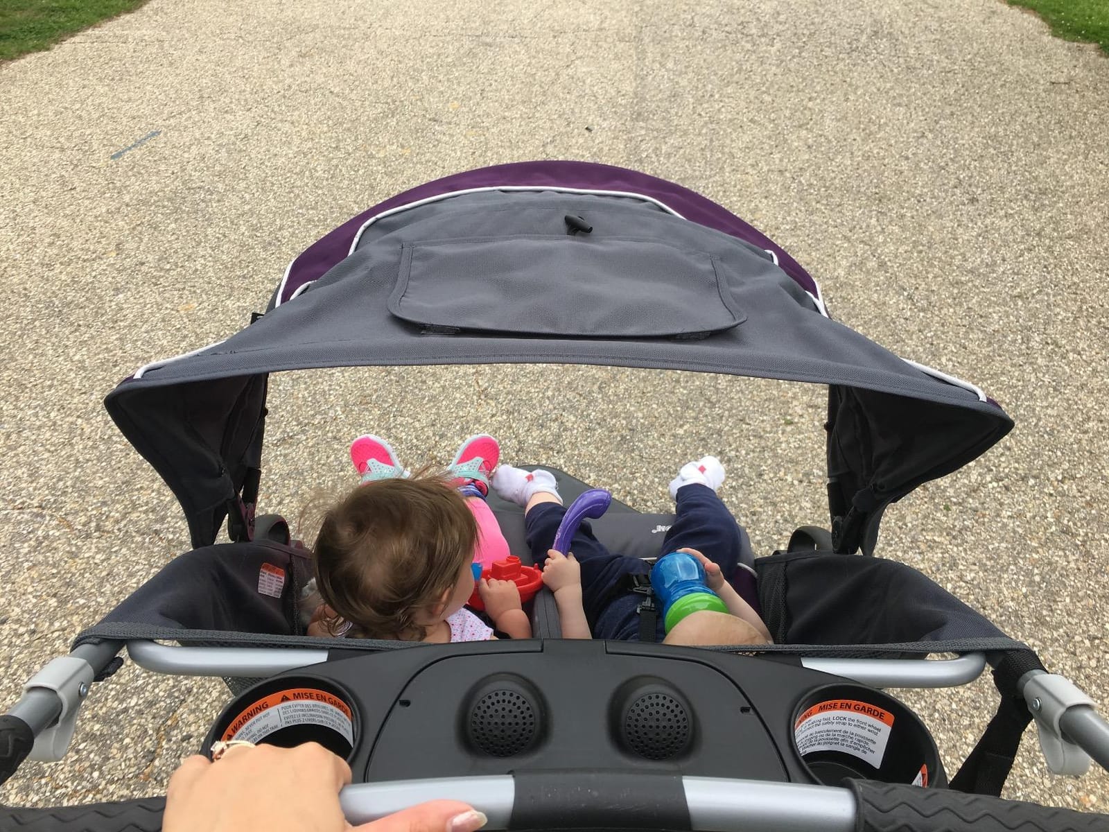 Baby Trend Navigator® Lite Double Jogger, Europa customer photo 2