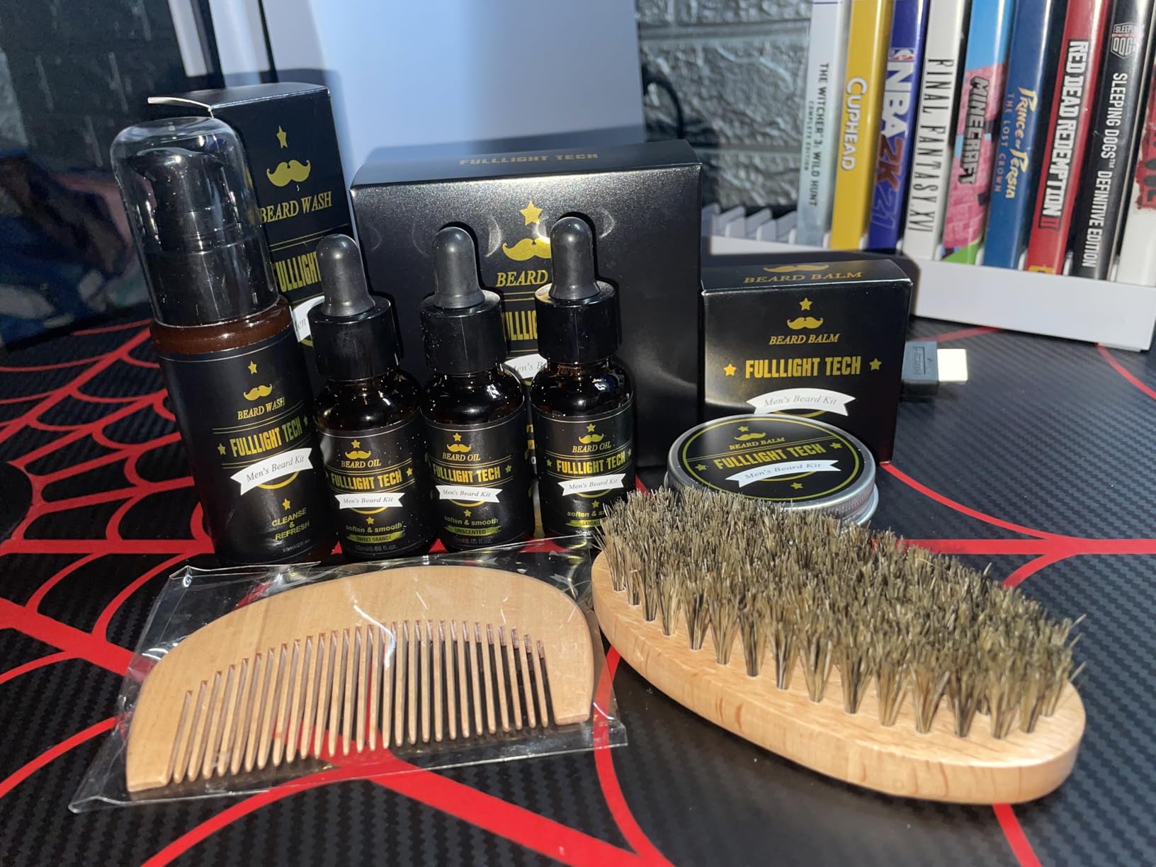 Beard Kit for Men, 3 Beard Oil Scents, Beard Care Gift Set for Dad, Husband customer photo 1