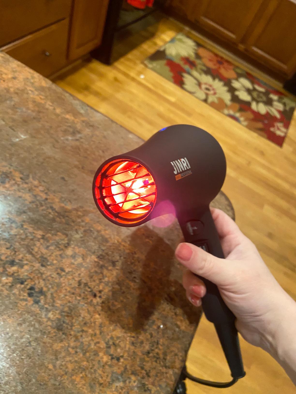 JINRI 1875w Professional Tourmaline Hair Dryer, Salon Hair Blow Dryer customer photo 1