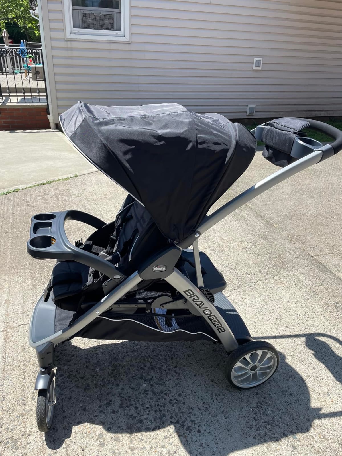 Chicco BravoFor2 Standing/Sitting Double Stroller w/Child & Parent Tray customer photo 2