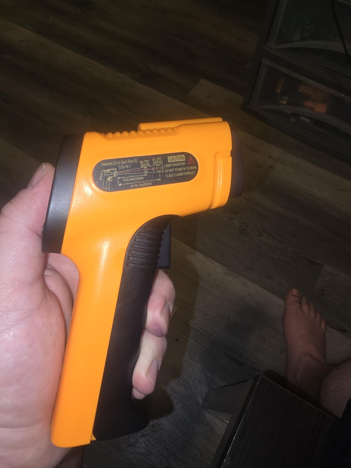 TempPro TempScan Infrared Thermometer Gun for Pizza Oven Griddle HVAC customer photo 1