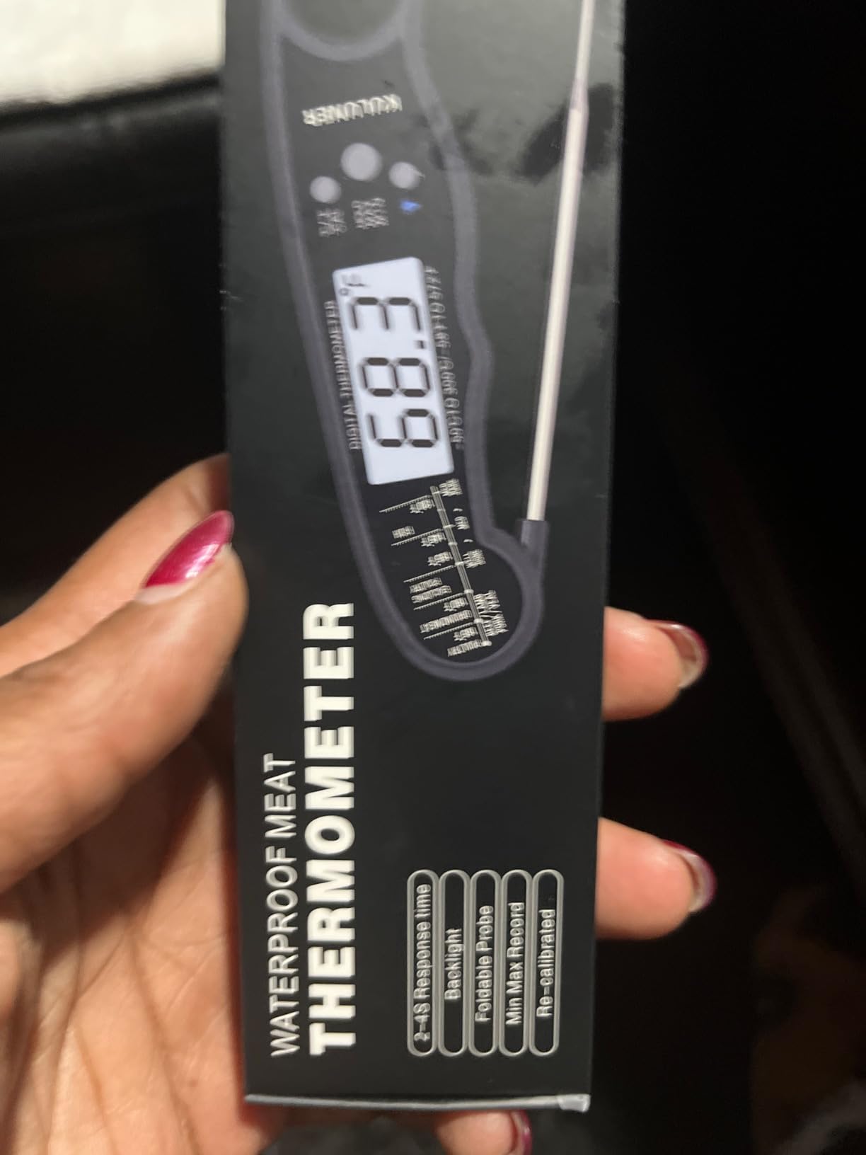 KULUNER Digital Instant Read Meat Thermometer for Cooking, Food,Grill customer photo 2