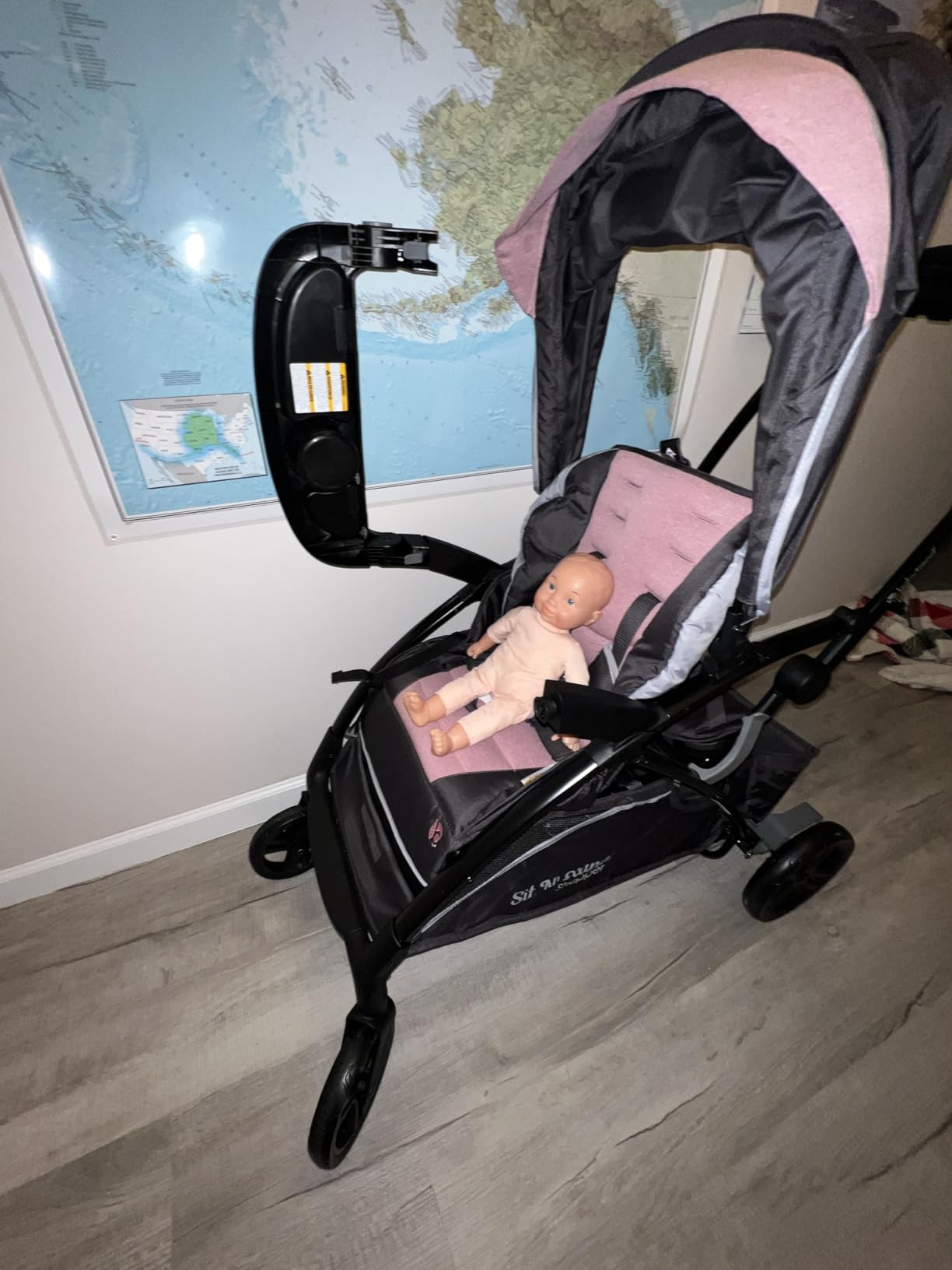 Baby Trend Sit N' Stand® 5-in-1 Shopper Stroller, Cassis customer photo 2