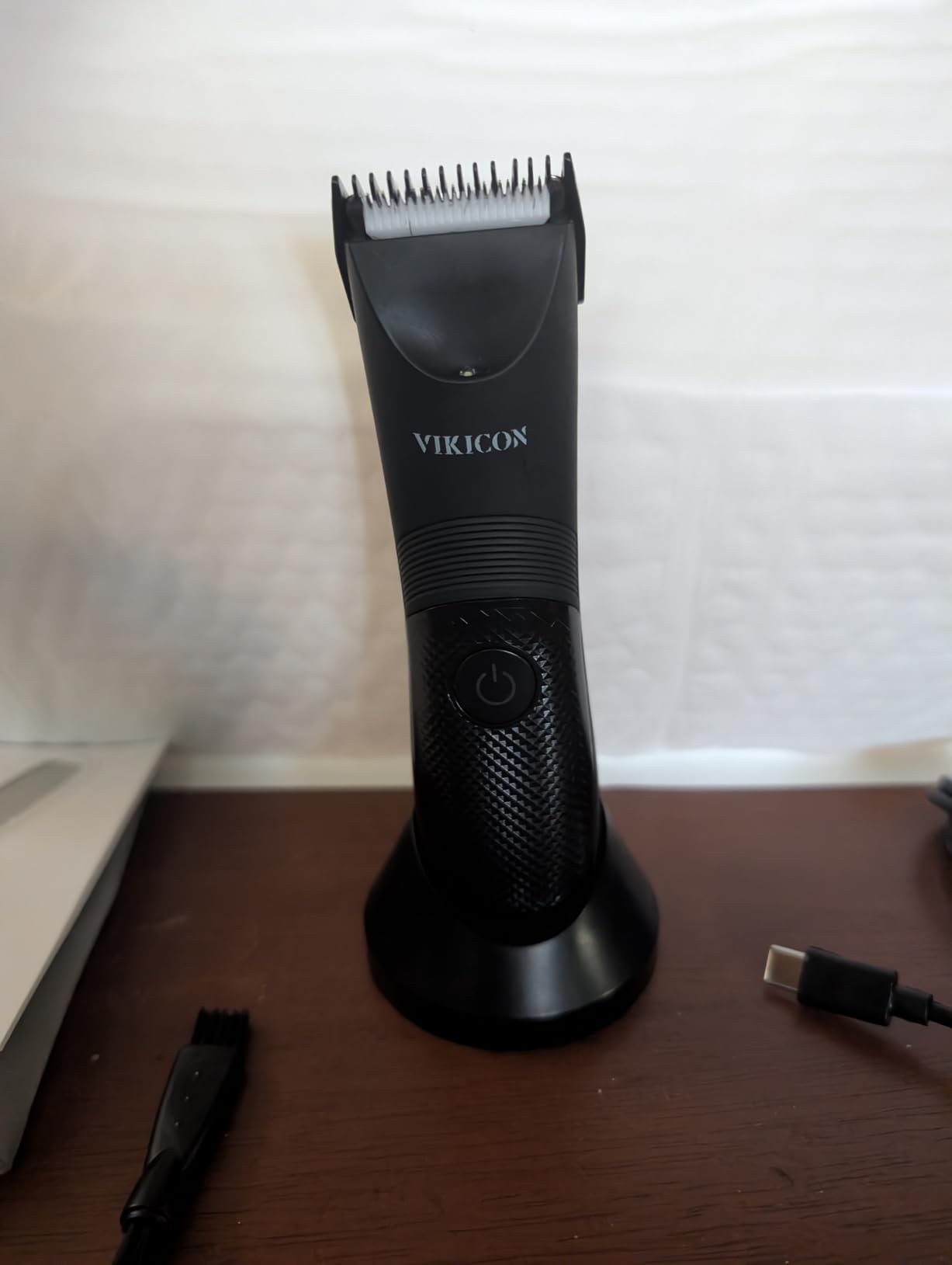 VIKICON Manscape Trimmer for Men, No Nicks Electric Body/Ball/Pubic Shaver customer photo 1