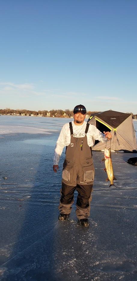 Striker Men's PredatorDurable Windproof Water-Resistant Outdoor Ice Fishing Bib with Sureflote Flotation Technology customer photo 1