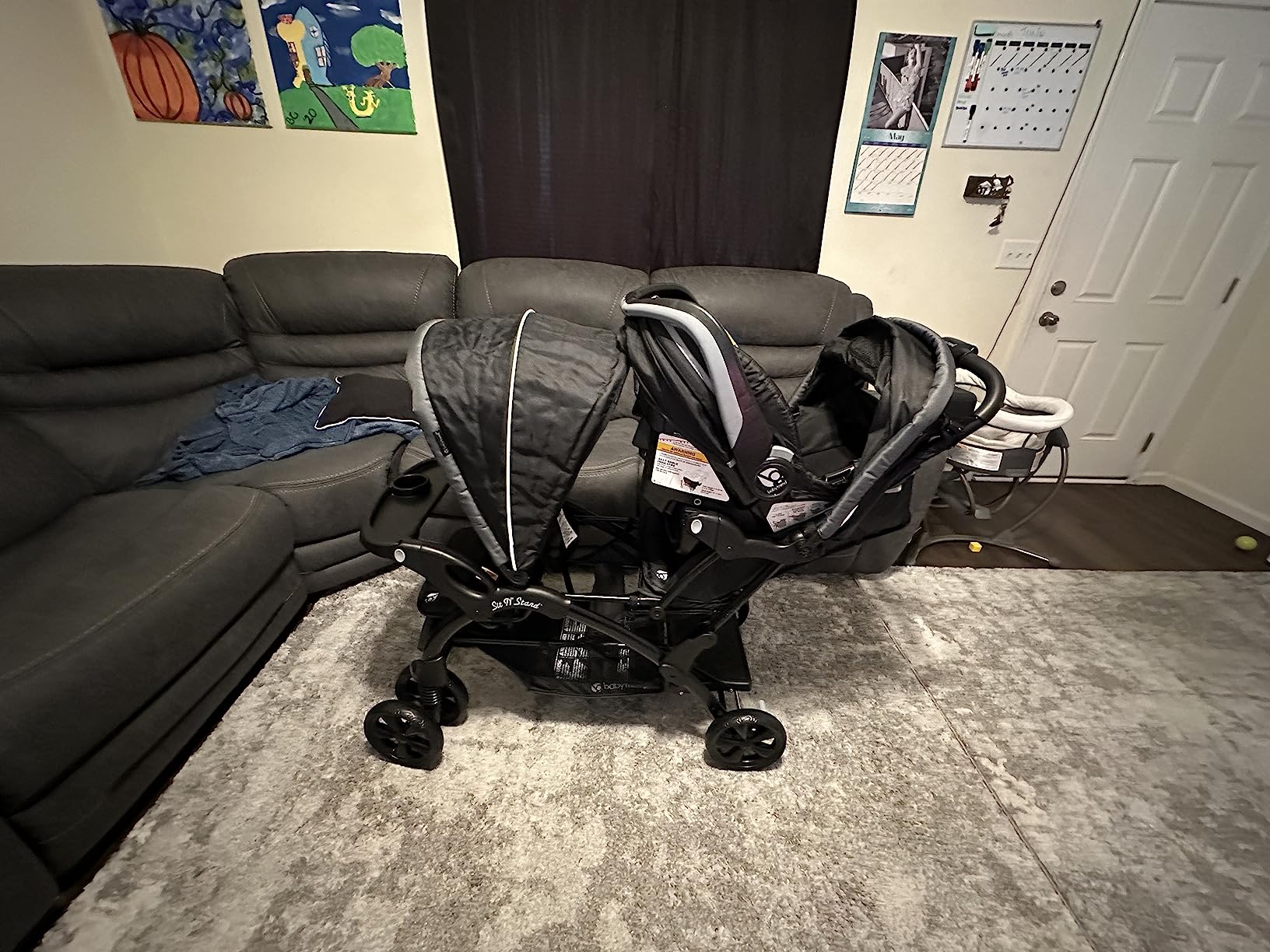 Baby Trend Sit N’ Stand® Double Stroller, Desert Blue customer photo 1