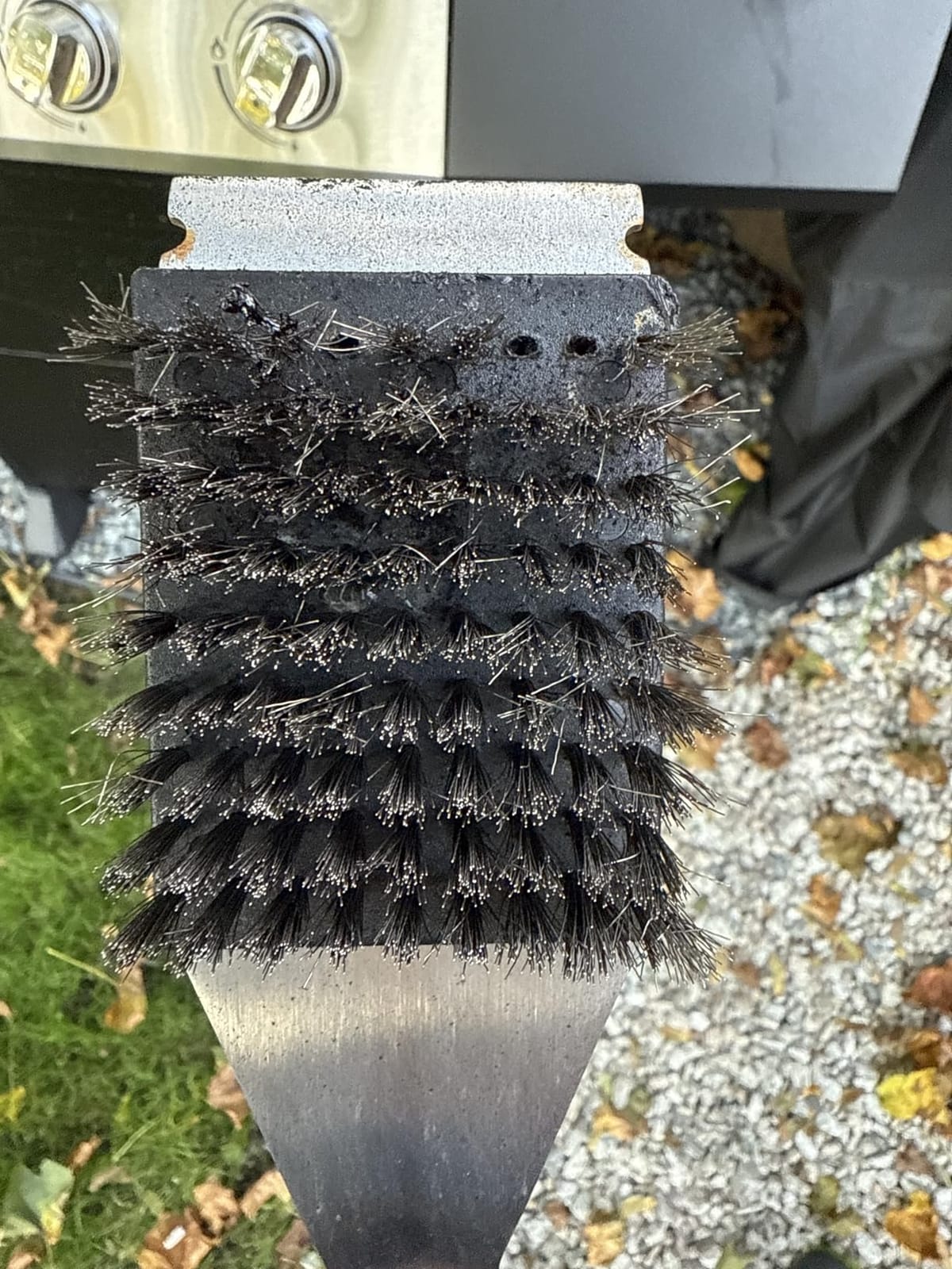 GRILLART Grill Brush and Scraper, Wire BBQ Grill Brush for Outdoor Grill, 16.5” Grill Cleaning Brush BBQ Grill Accessories, Safe Grill Cleaner Brush-Ideal Gift for Men/Dad BBQ Brush for Grill Cleaning customer photo 2