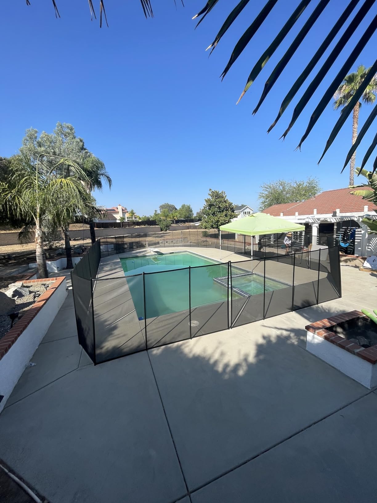 VINGLI Pool Fence 4Ft x108Ft, Swimming Safety Fencing for Inground Pools customer photo 2