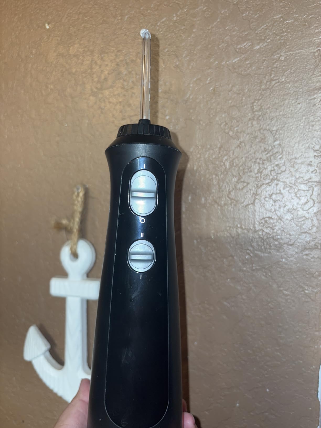 Waterpik Cordless Pearl Portable Water Flosser, Rechargeable, White customer photo 2