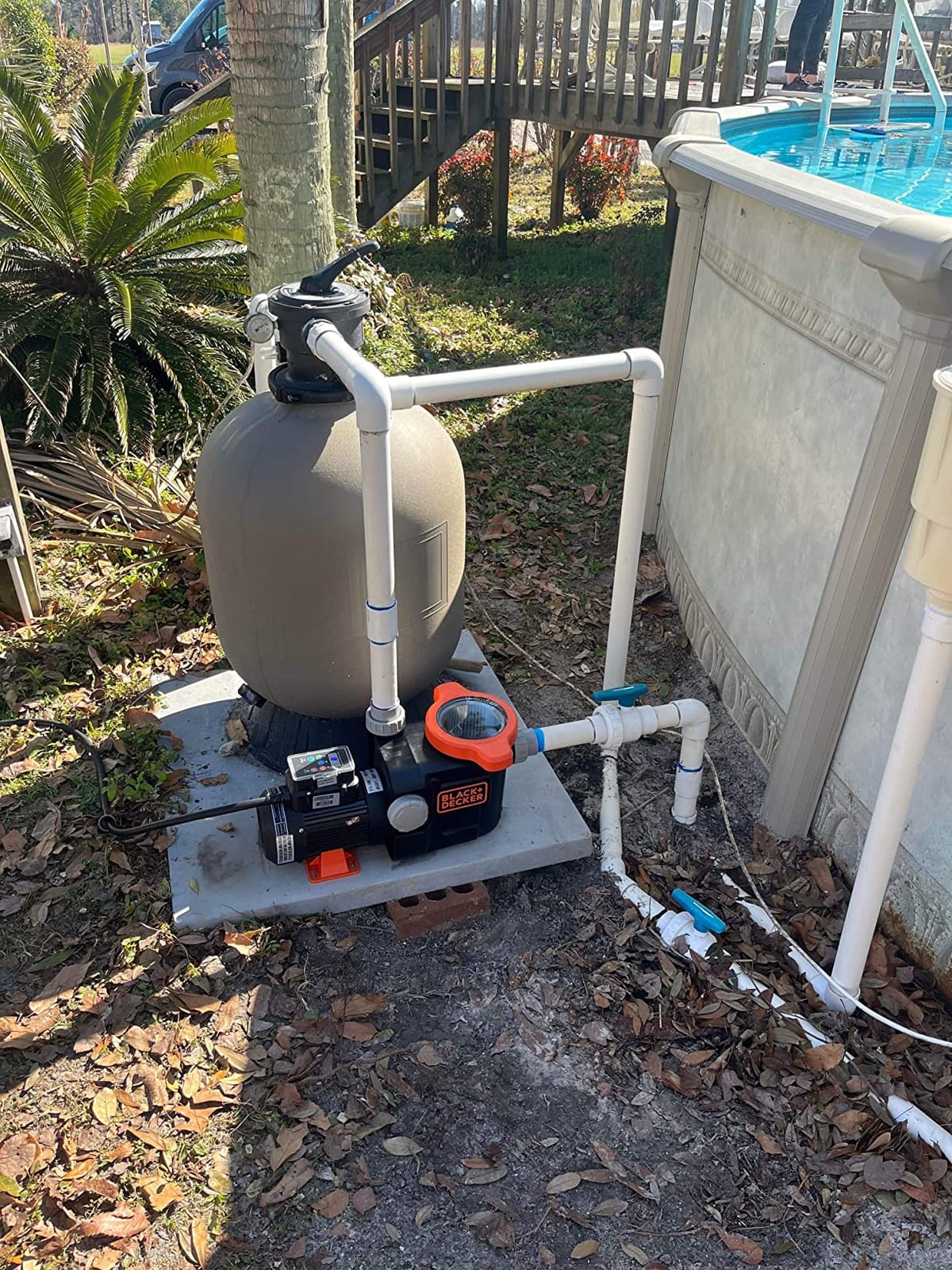 BLACK+DECKER 1.5 HP Variable Speed Above Ground Pool Pump – WiFi Enabled, Energy Star Certified customer photo 1