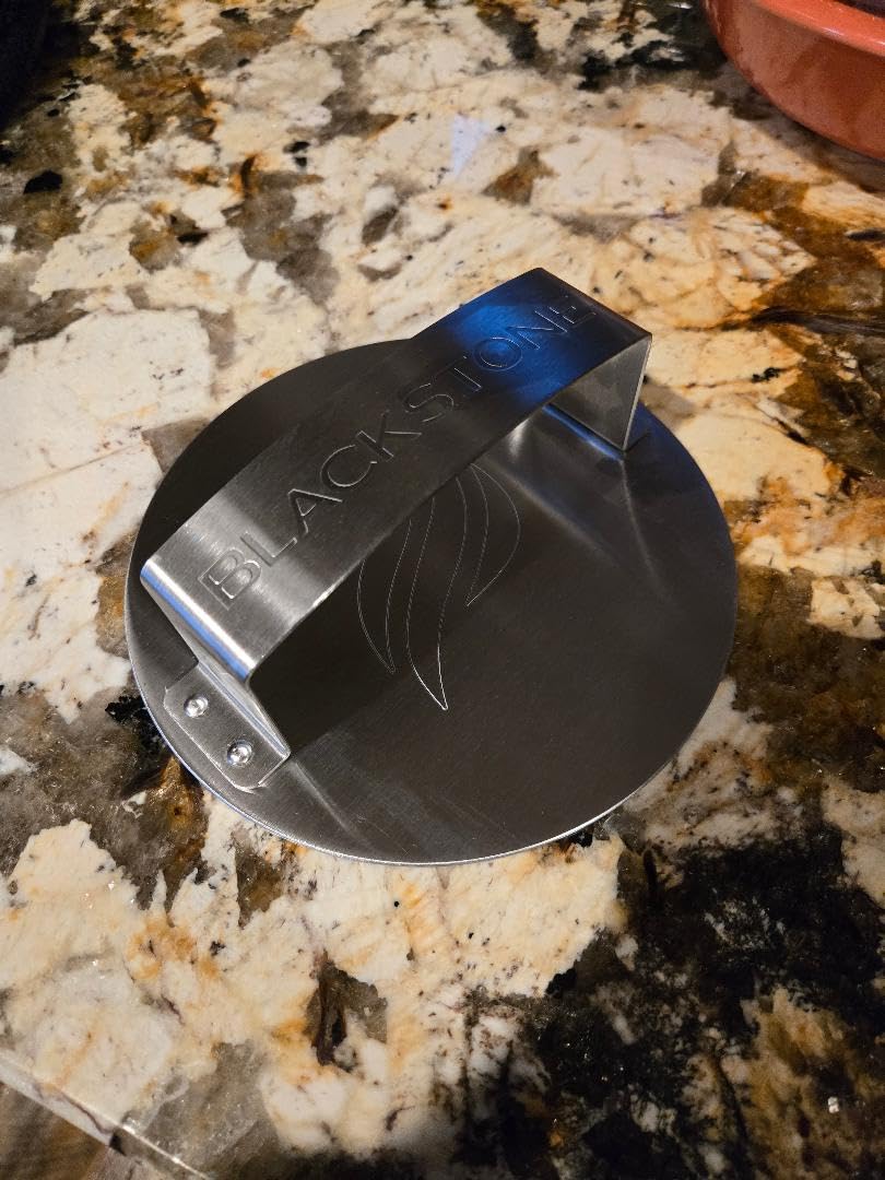 BLACKSTONE® Smash & Sear Press – Stainless Steel Burger Smasher customer photo 1