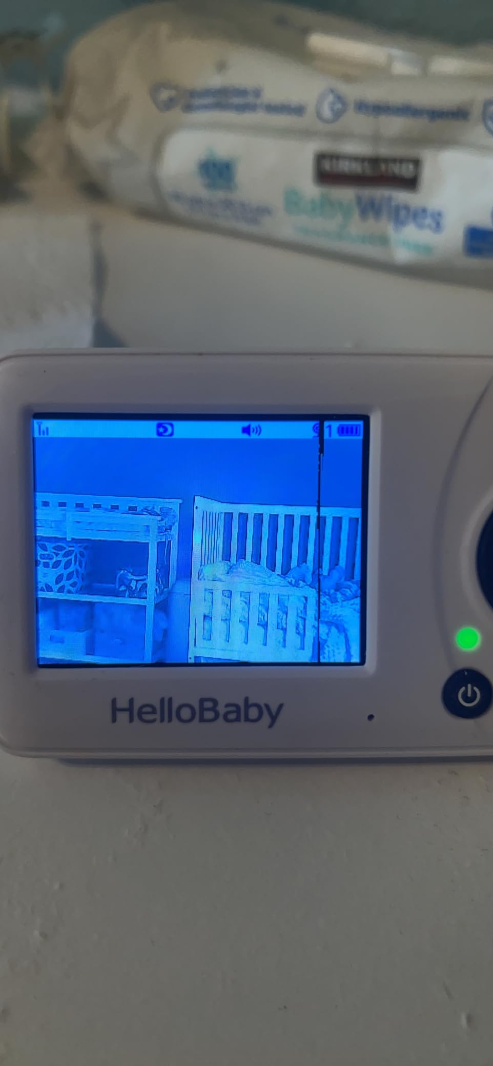 HelloBaby HB30 Video Baby Monitor with Digital Camera and Audio, No WiFi No App Safety Baby Monitor, 8 Languages, Auto Night Vision, 1000ft Transmission Range, 2.4 inch Portable Screen customer photo 2