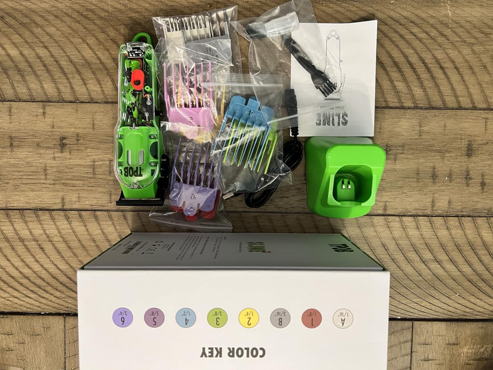 TPOB Slime 2 Barber Hair Clippers for Men 6800 RPM with Matte Green Case and X Fade Blade customer photo 2