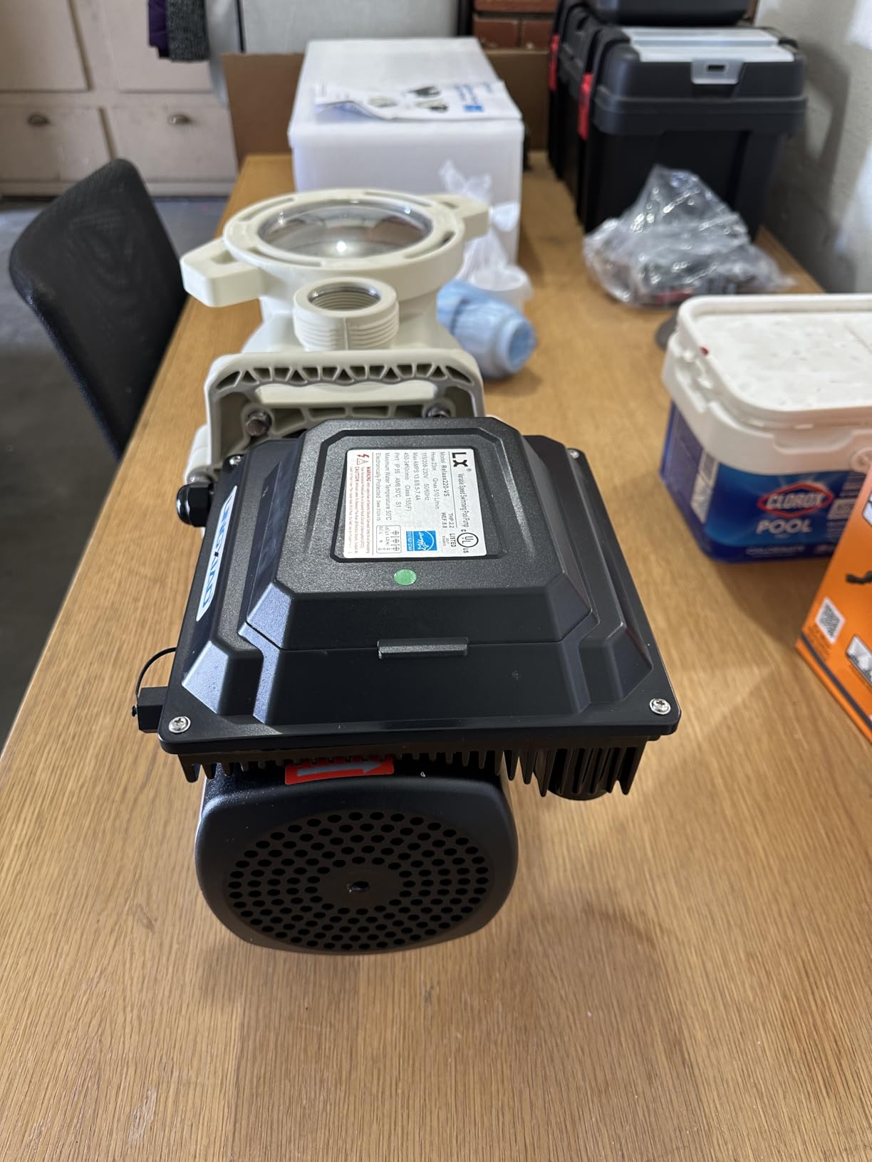 Smart Variable Speed Pool Pump, 1.3HP,115/220V, In/Above Pool Pump customer photo 2