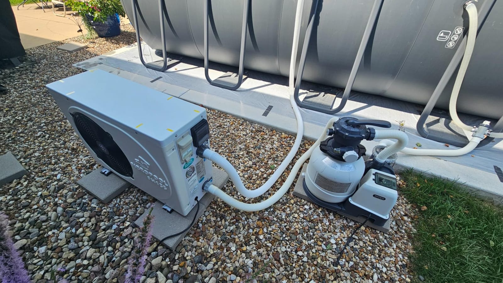 FibroPool Pool Heat Pump FH135-35,000 BTU 120V - 7,500 Gal - Electric customer photo 2