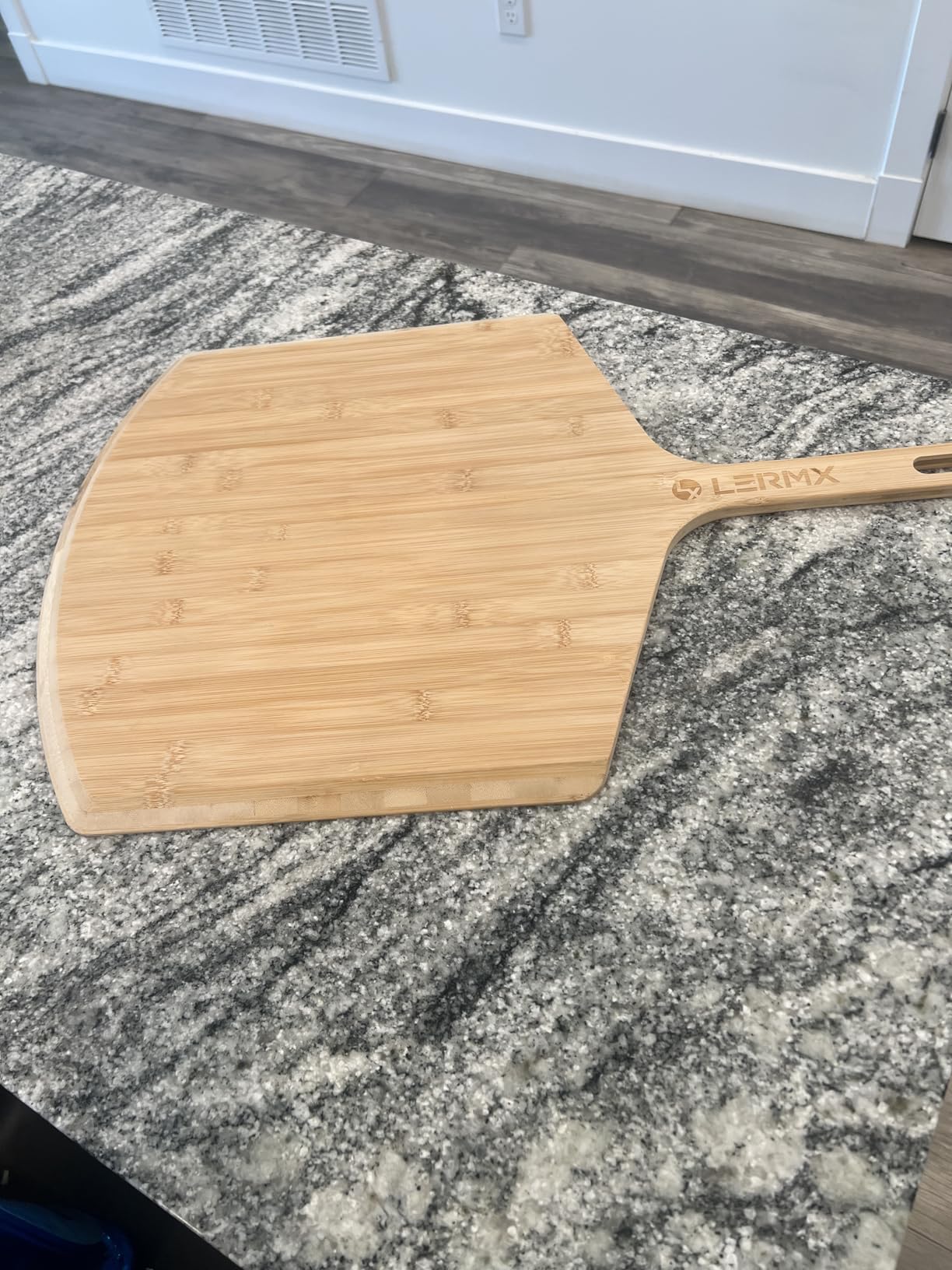 Pizza Peel 16 Inch, Natural Bamboo Pizza Board for Transferring & Serving customer photo 2