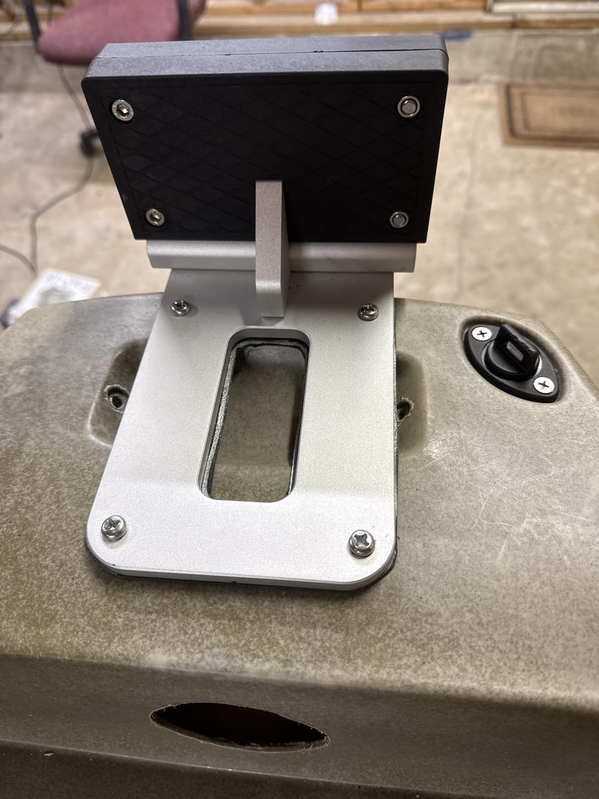 Universal Transom Trolling Motor Mount for Kayaks/Kayak Motor Mount customer photo 2