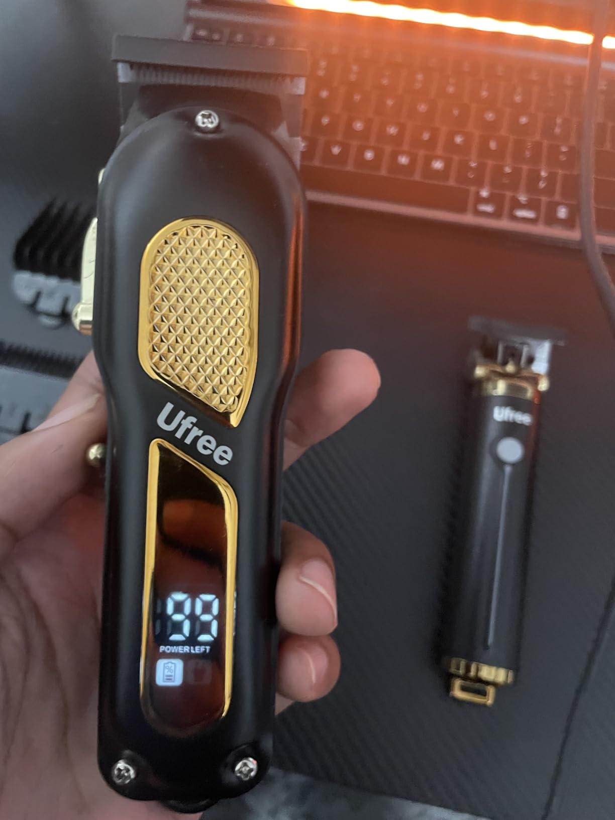 Ufree Cordless Hair Clippers for Men, Barber Clippers and Trimmers Set customer photo 1