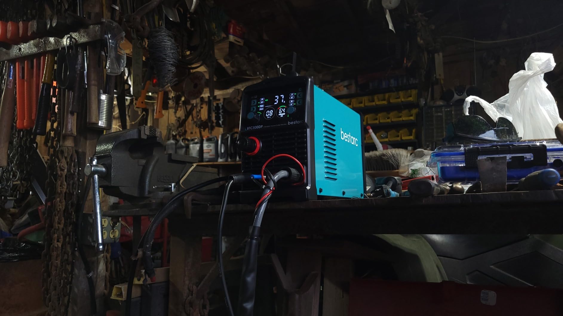 Bestarc 50A Pilot Arc Plasma Cutter, 110/220V, LED Display, Air Sensor customer photo 1