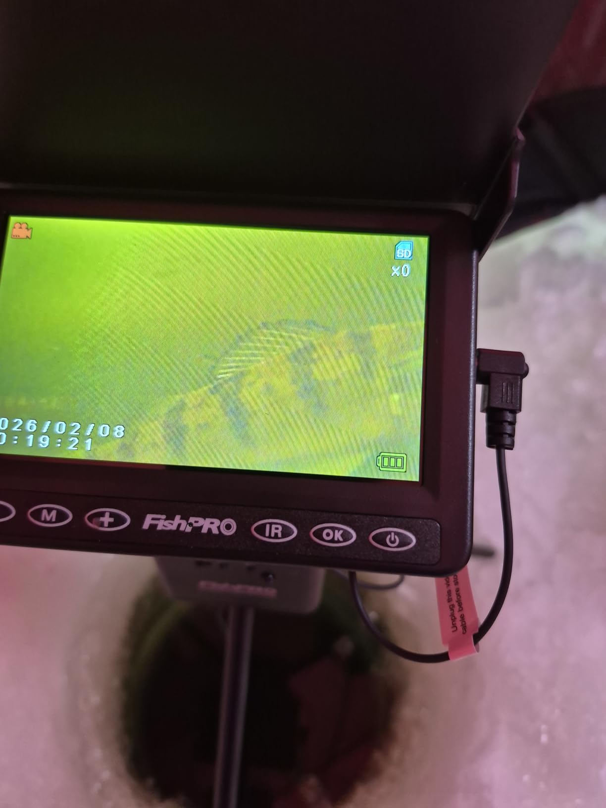 [FishPRO® 2026 Upgrade] Underwater Fishing Camera -4.3'' Ice Fishing Camera Underwater(NO Need Learn), 1000TVL, Ice Fish Gift for Men, Ice Fish Finder for Boat Fish w/IR/USB-C/5,000mAh/65ft customer photo 1