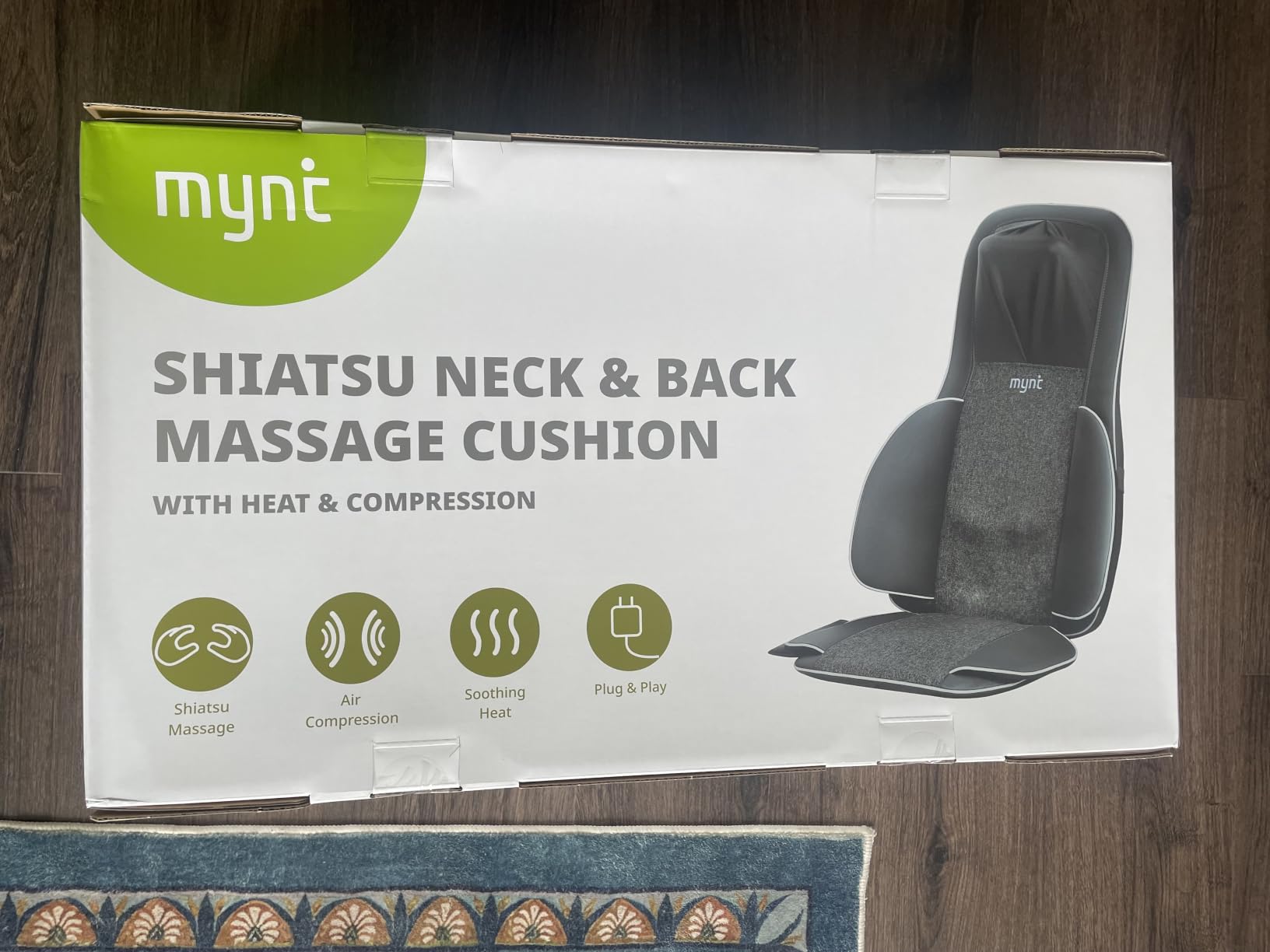 Mynt FSA Eligible HSA Approved Shiatsu Neck & Back Massager for Chair Black customer photo 2