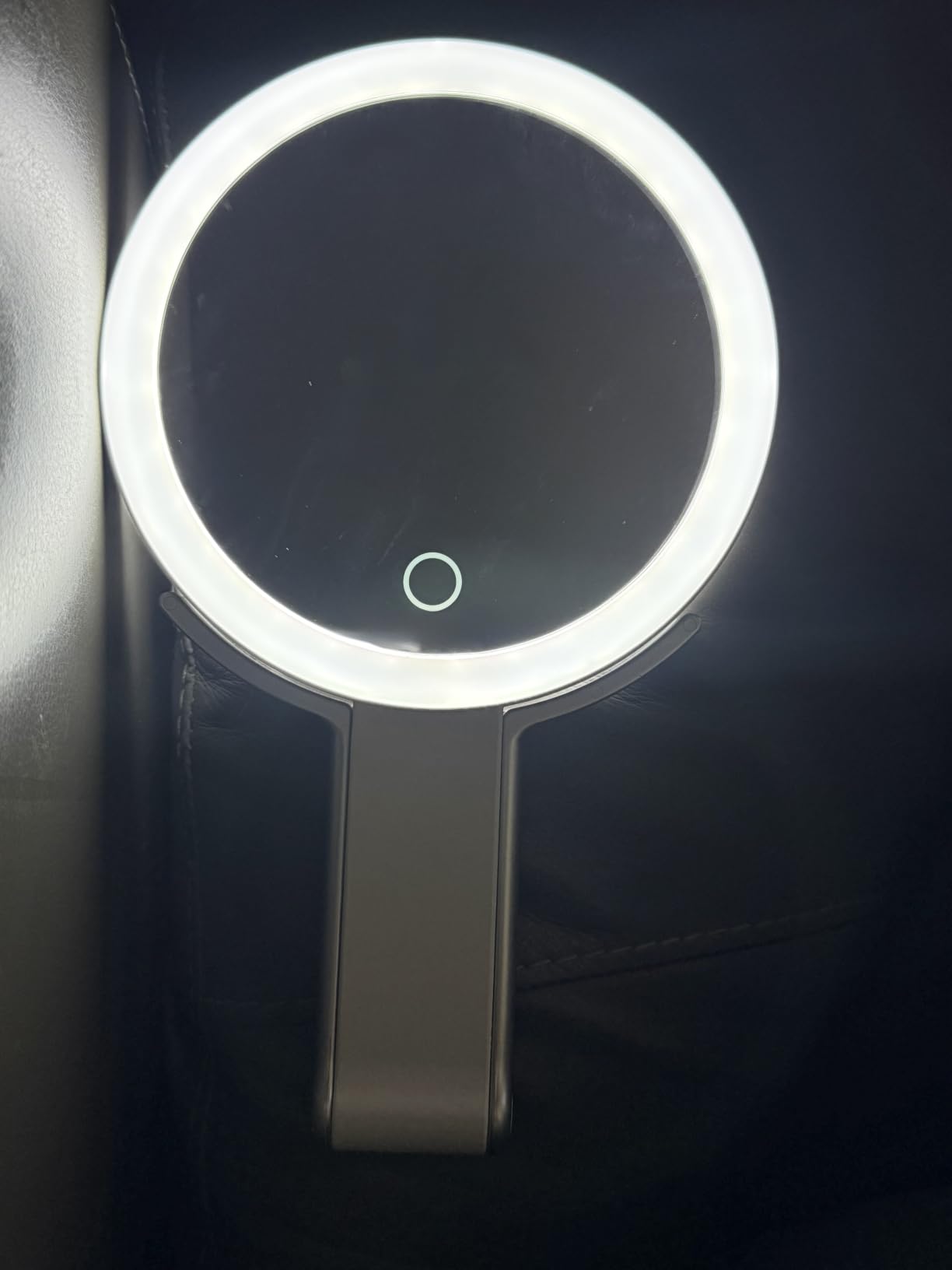 MIYADIVA 30X Magnifying Makeup Mirror with Light, Double-Sided 1X/30X Travel Makeup Mirror, 56 LED Lights, 3 Color Modes, Dimmable, USB-C Rechargeable, Portable Foldable Vanity Mirror for Women customer photo 2