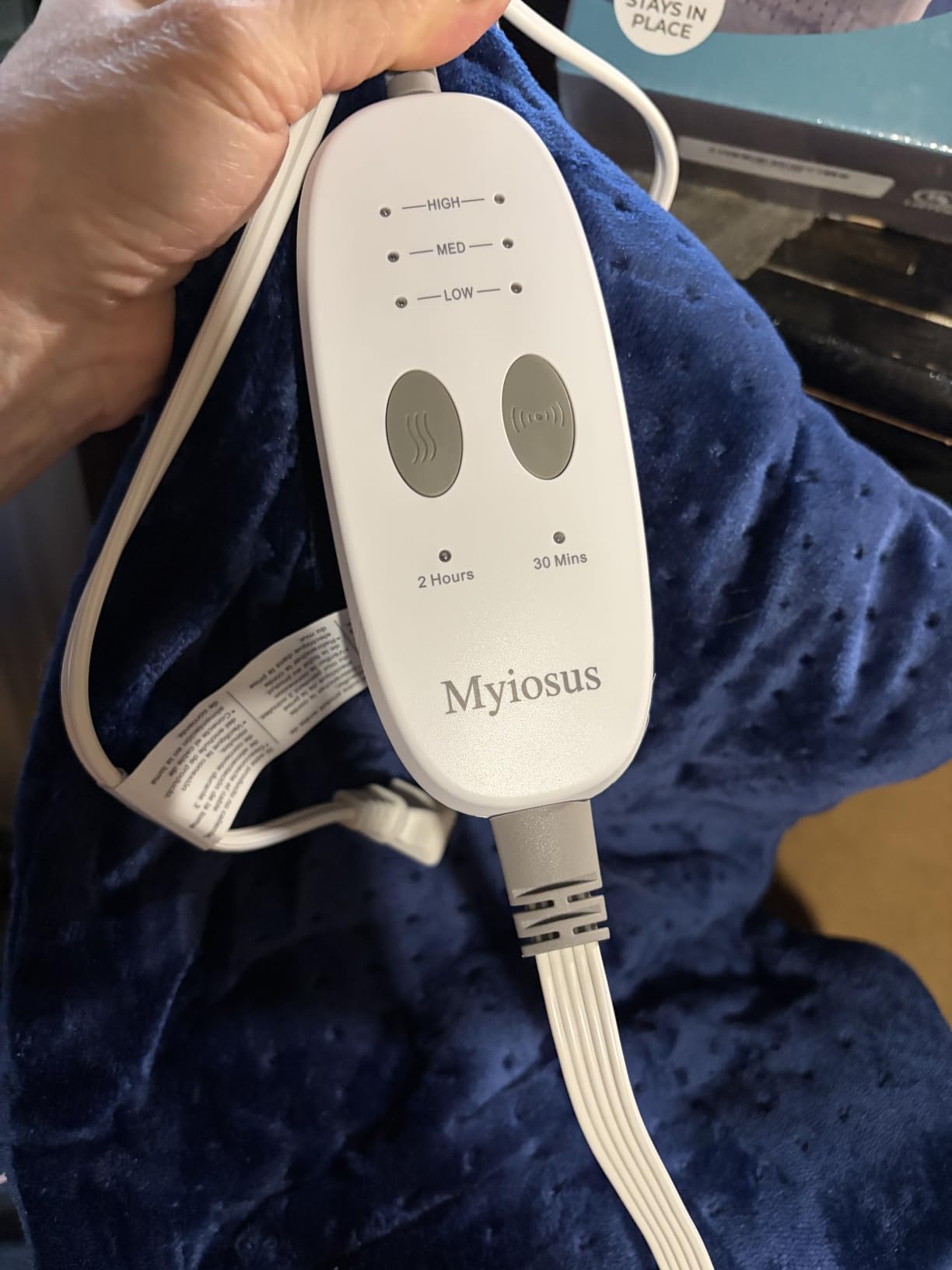 Myiosus Massaging Weighted Heating Pad for Back Pain,12