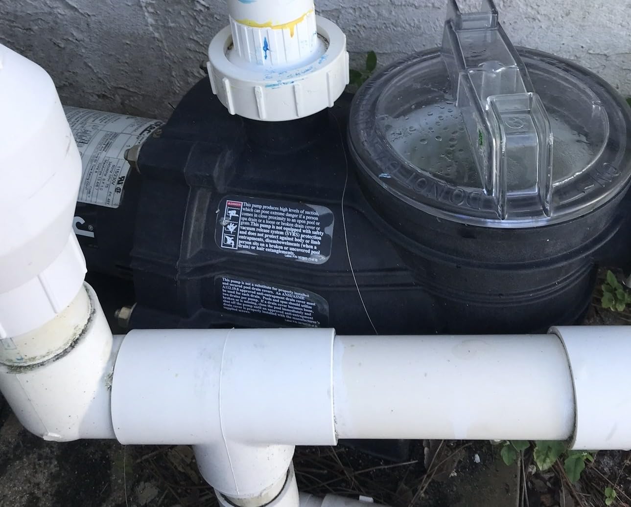 2HP In/Above Ground Pool Pump, 5200GPH Dual Speed High Flow 115V Powerful Self Primming Swimming Pool Pumps with Filter customer photo 1