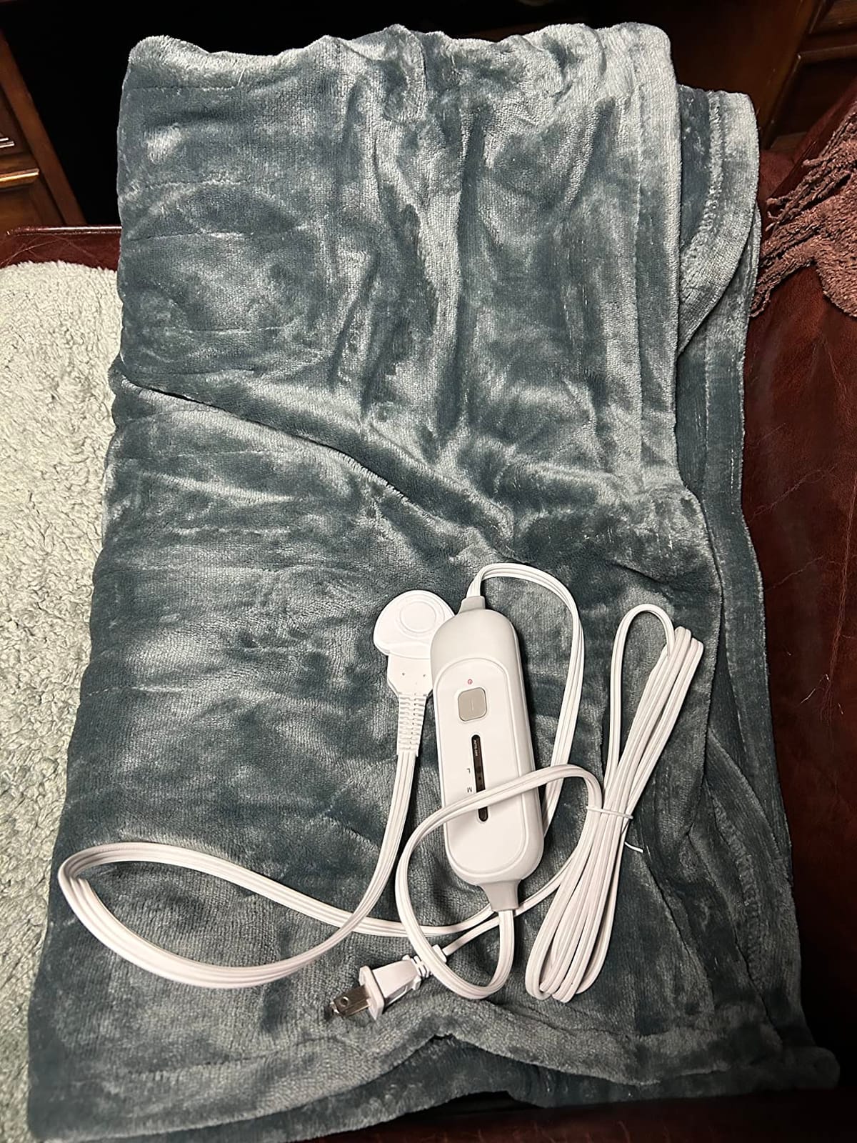 COMFIER Heating Pad with Graphene Heat & Massage for Back FSA Eligible Item customer photo 1
