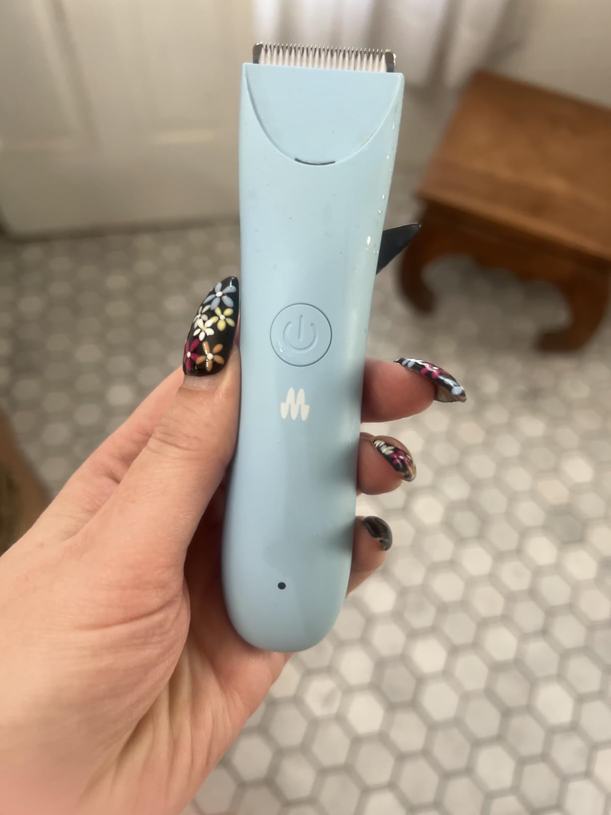 MERIDIAN The Slimmer Trimmer | Waterproof Bikini Trimmer for Women | Sky customer photo 2