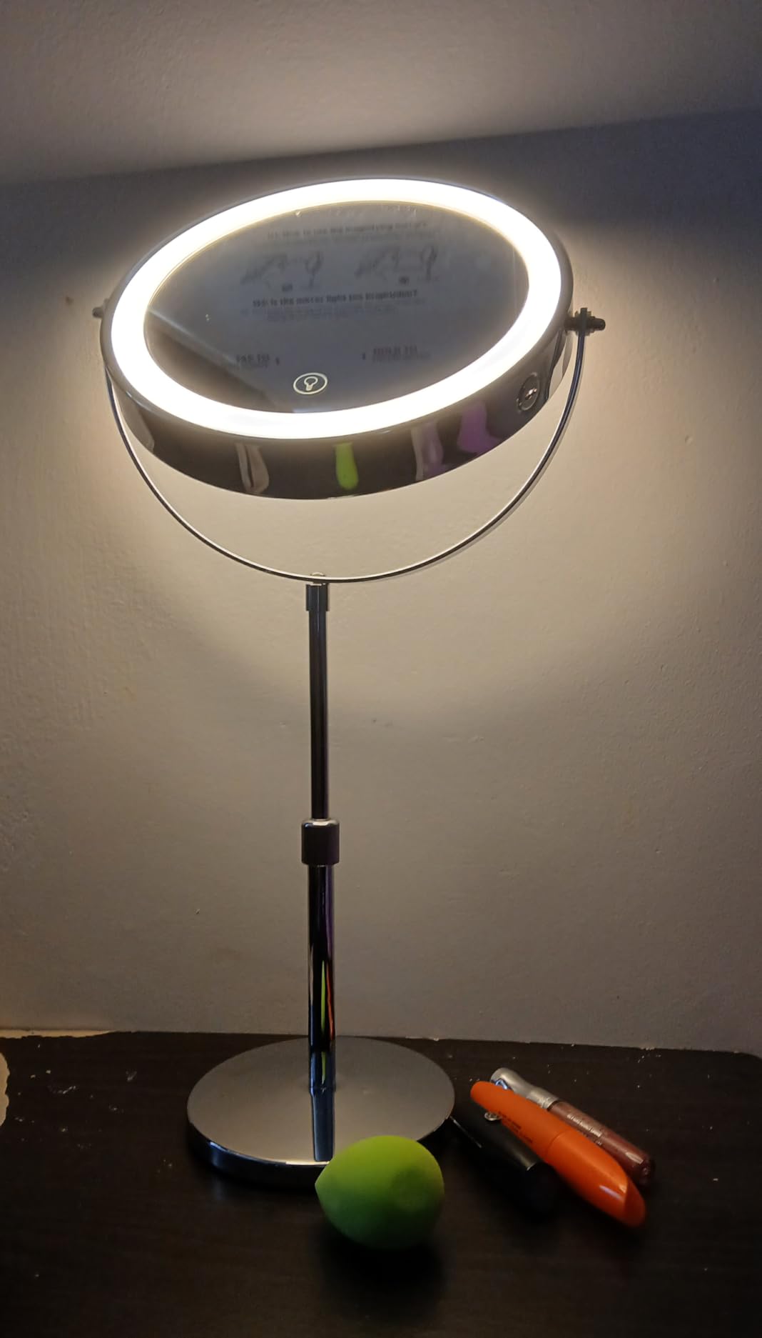Dienmern Makeup Mirror, 1X/20X Rechargeable Vanity Mirror with Lights customer photo 1
