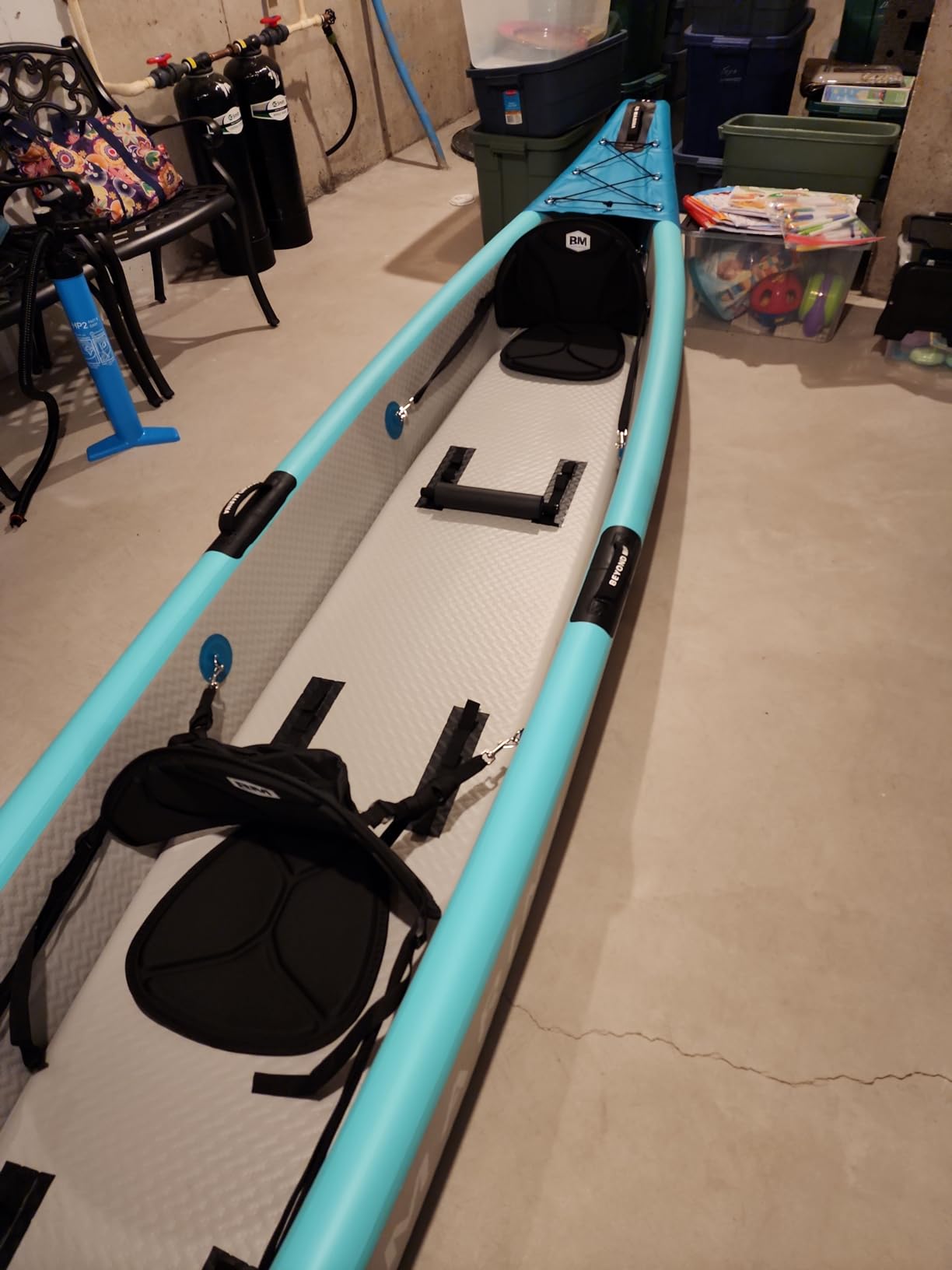 BEYOND MARINA Inflatable Kayak 1/2/3 Person Adult- Full Drop Stitch Kayak customer photo 2