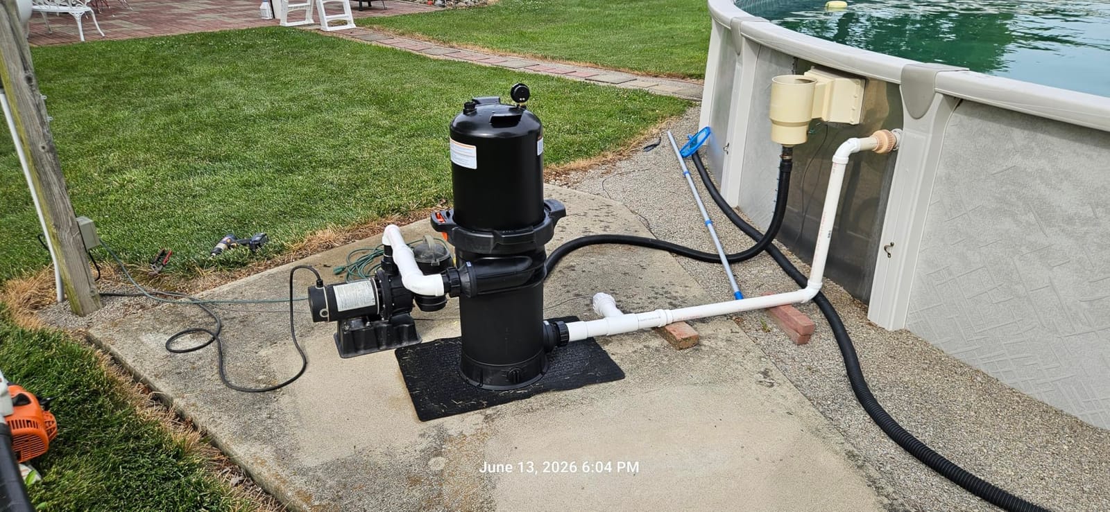 VEVOR 2026 Pro Pool Cartridge Filter System 100 Sq.Ft, Pool Filter for Inground & Above Ground Pools, Compatible W/Pumps 1/2HP~1HP | Up to 6142 GPH Max Flow, Pool Filters for Pools Up to 23775 Gallons customer photo 2