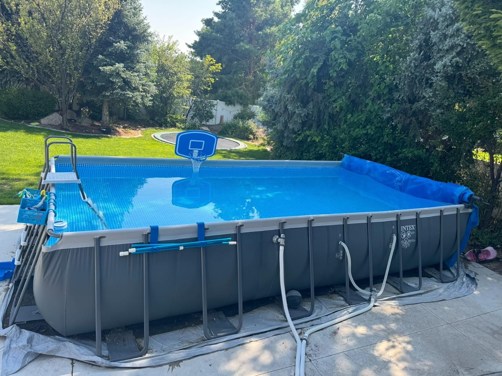 ECOPOOLTECH Swimming Pool Heater, Pool Heat Pump, Smart WiFi Control, Fits 8/11/15 Foot Pools, Electric Heat Pump Pool Heaters, Pool Warmer for Above groung and inground Pools (7000 Gallons) customer photo 1