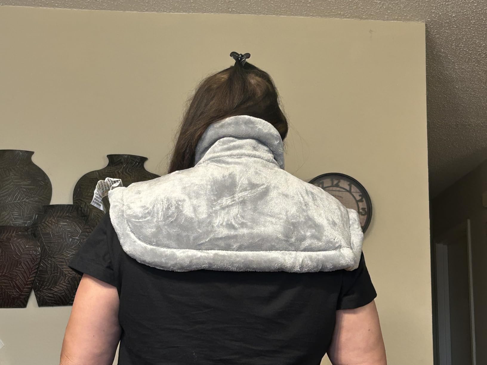 Massaging Heating Pad for Back, Neck and Shoulder Massager customer photo 1