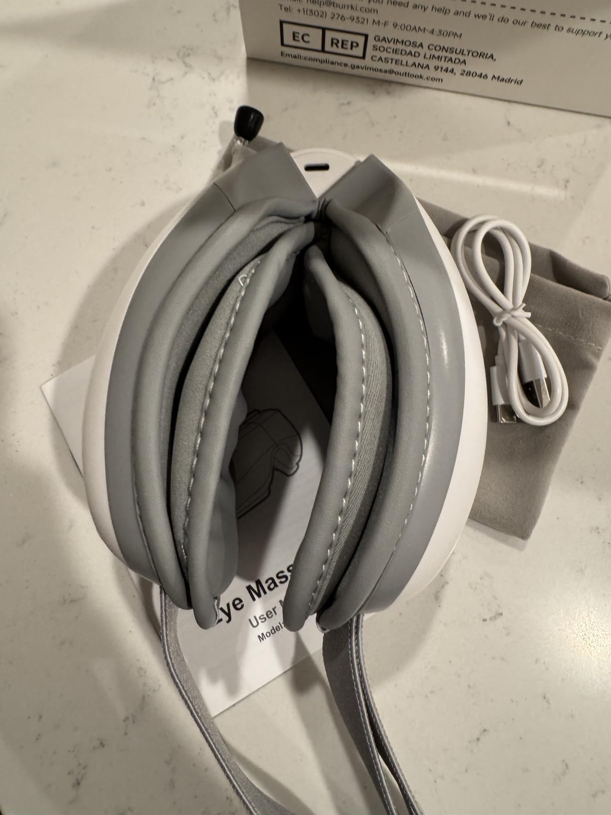 Eye Massager with Heat and Cooling, Heated Massage Eye Mask customer photo 1