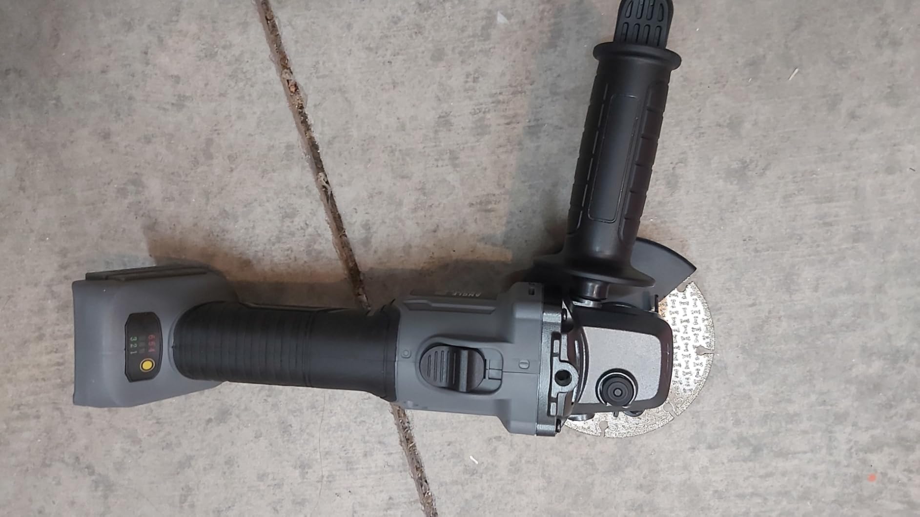 Angle Grinder Brushless fit DEWALT 20V Battery, 6 Variable Speed Power Grinder 4-1/2