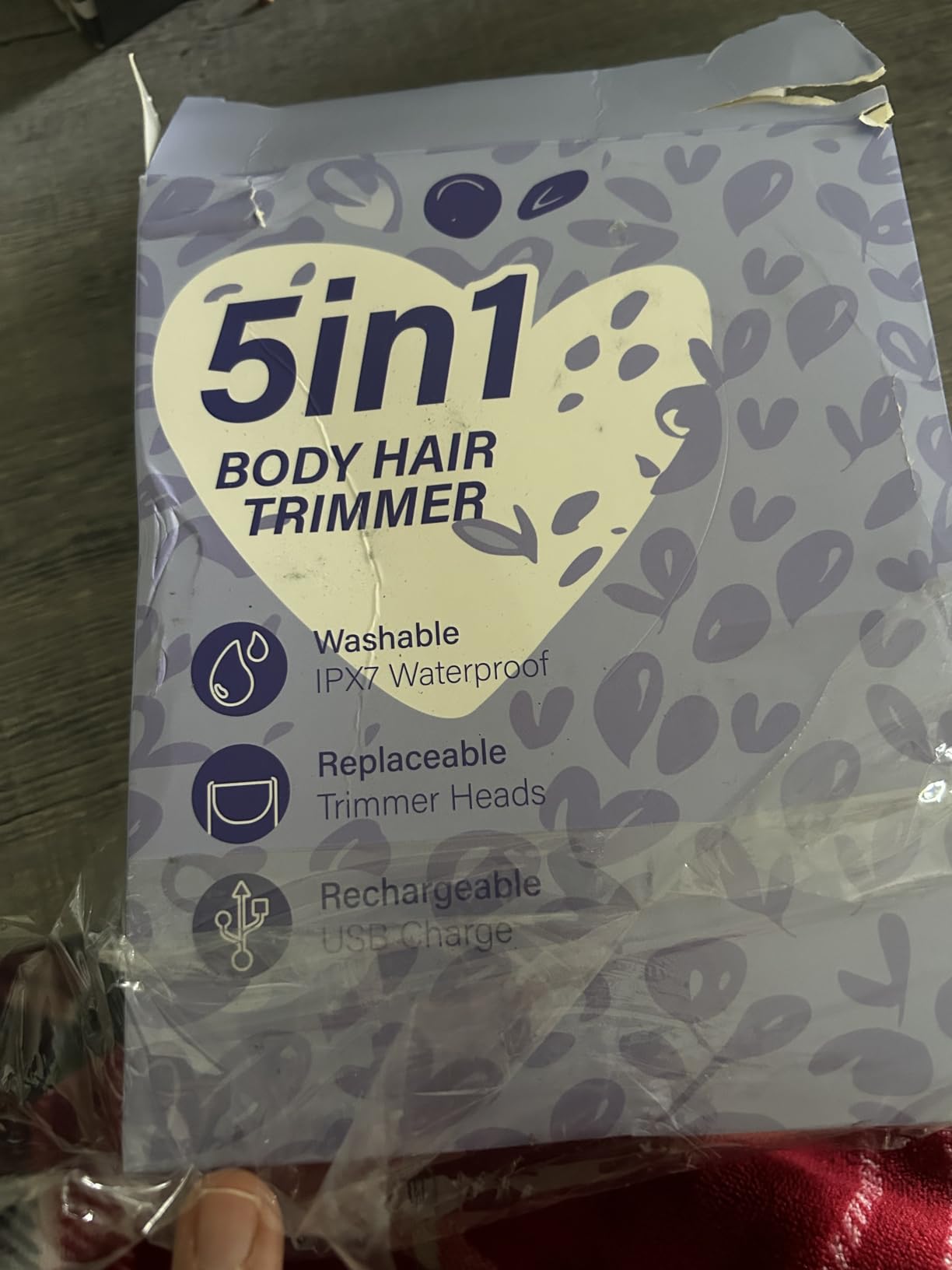 KINGTEE 5-in-1 Electric Bikini Trimmer for Women – IPX7 Waterproof Shaver, Cordless Body & Facial Razors for Women, Ceramic Blades, USB-C Rechargeable, Painless Hair Removal Kit (White) customer photo 1