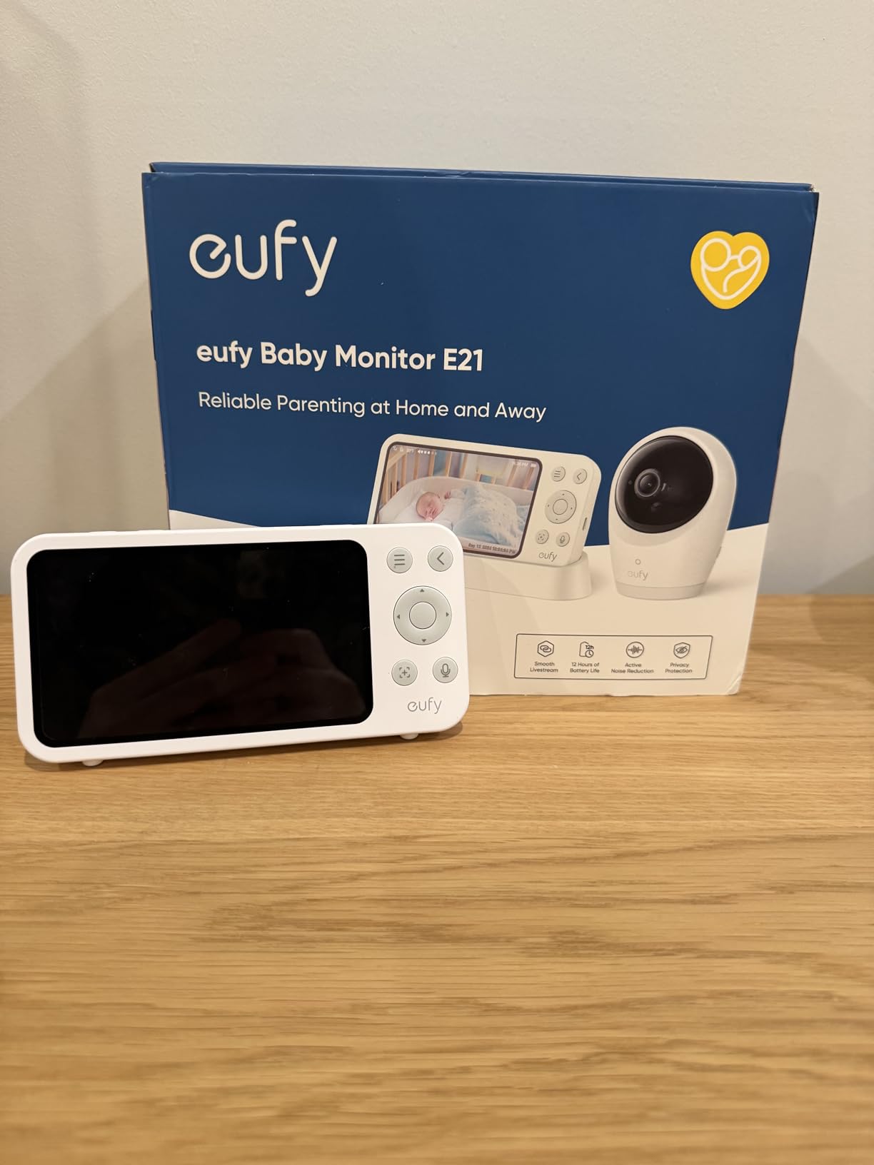 eufy Baby Monitor E21, 4K UHD Camera, 5