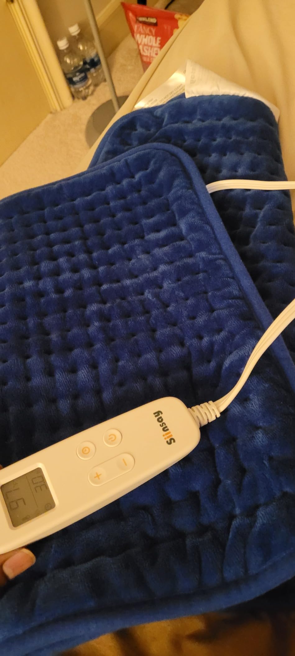 Weighted Heating Pad with Massaging Vibrations, FSA Vibrating Heating Pad customer photo 1