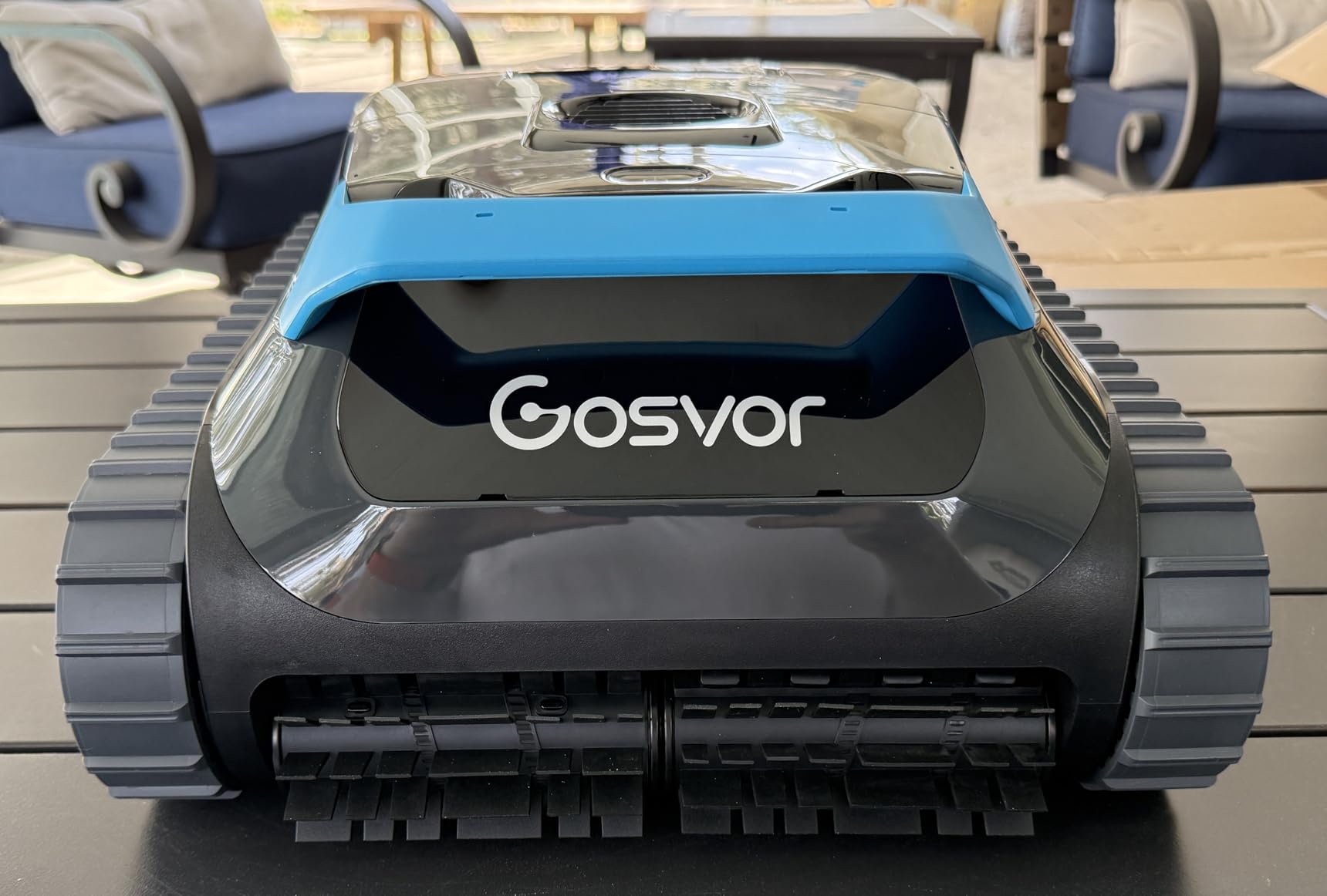 (2026 Upgrade) Gosvor Pool Vacuum LiteVac G1, Wall & Waterline & Shallow Area Cleaning, Up to 200-Min Runtime, Ultra-fine Filter, 15.2 lbs, Smart Navigation & App, for Pools up to 2153 sq.ft, Orange customer photo 1