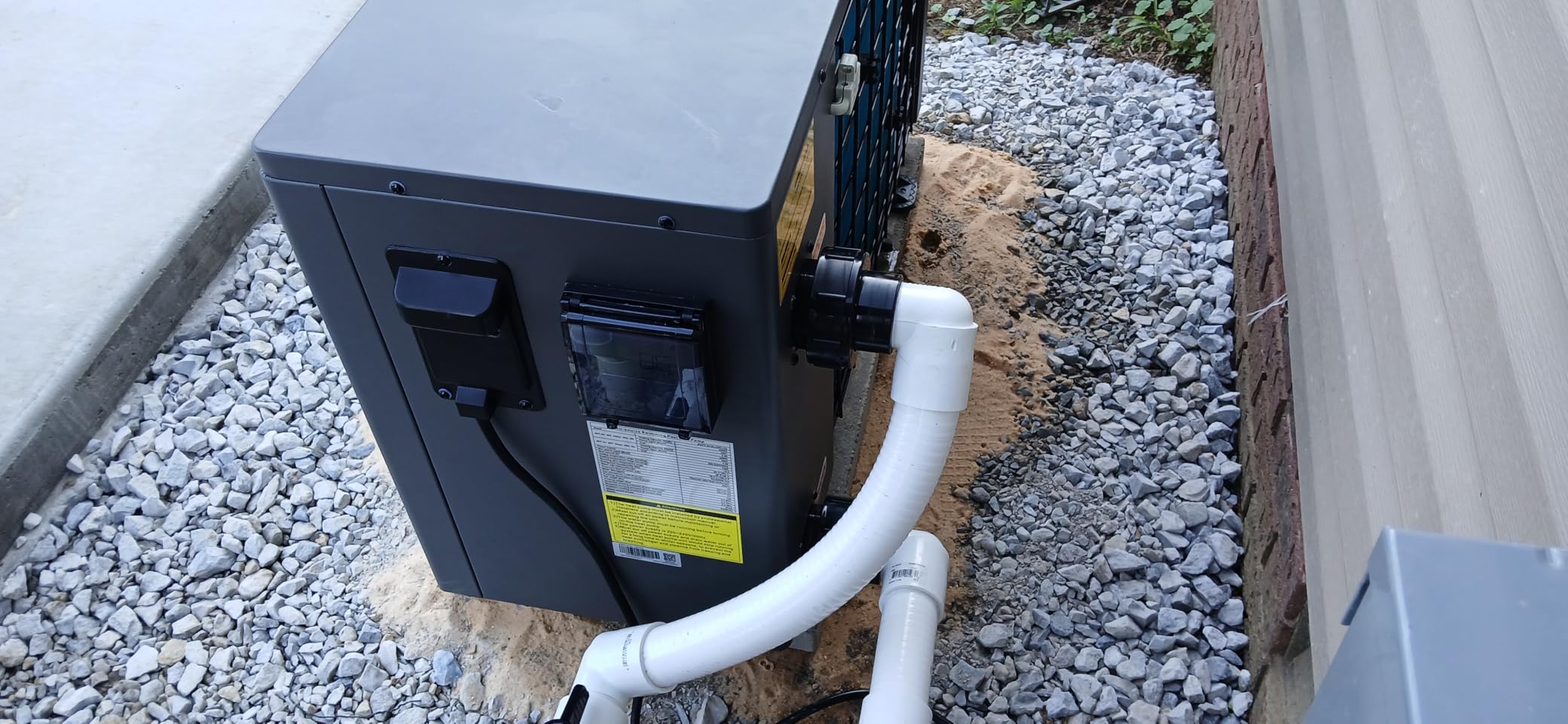 5,500 Gallon Heat Pump Pool Heater for Above Ground Pool 110v customer photo 1