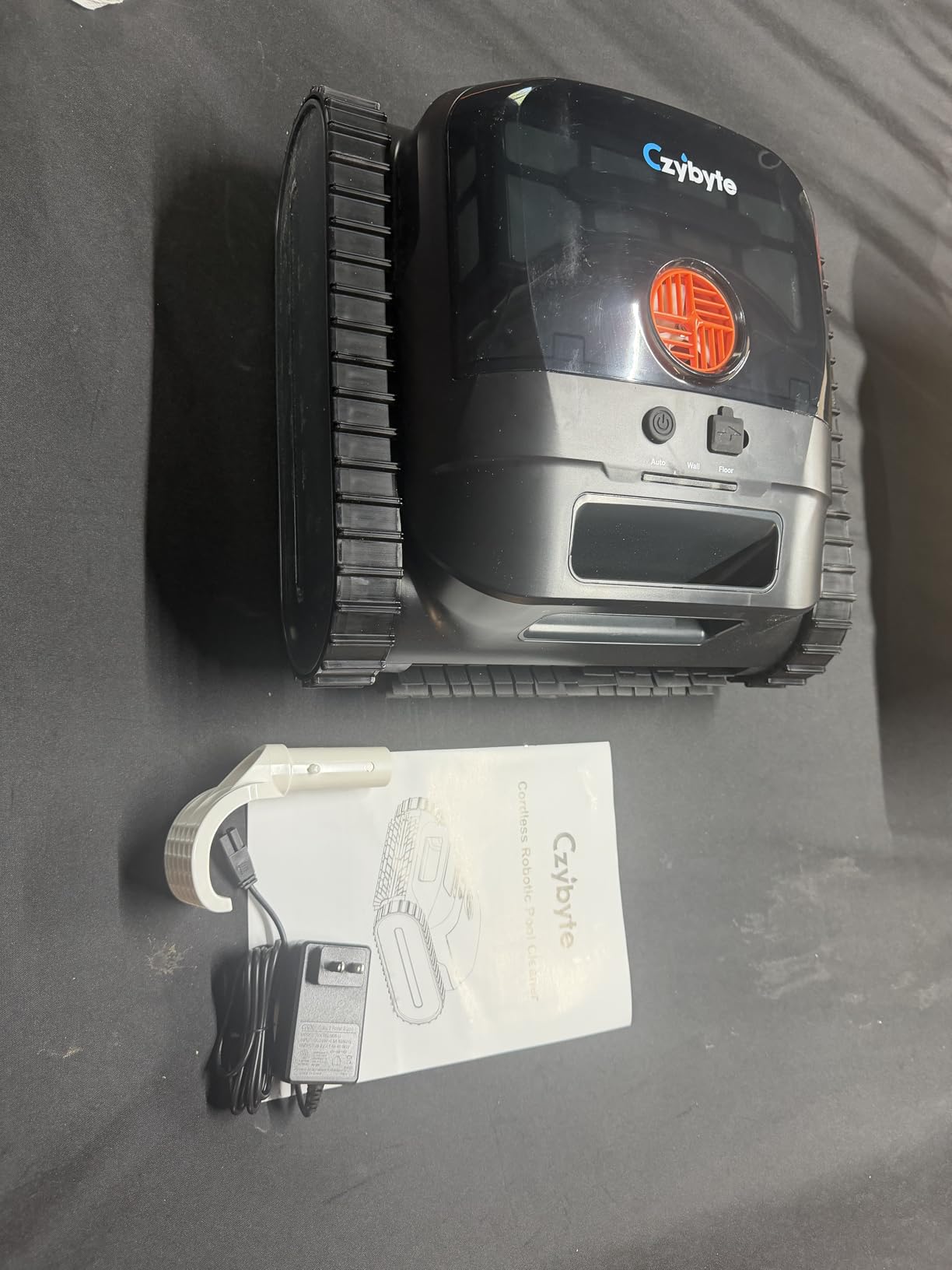 Cordless Robotic Pool Vacuum Cleaner, APP Support,Orange customer photo 1