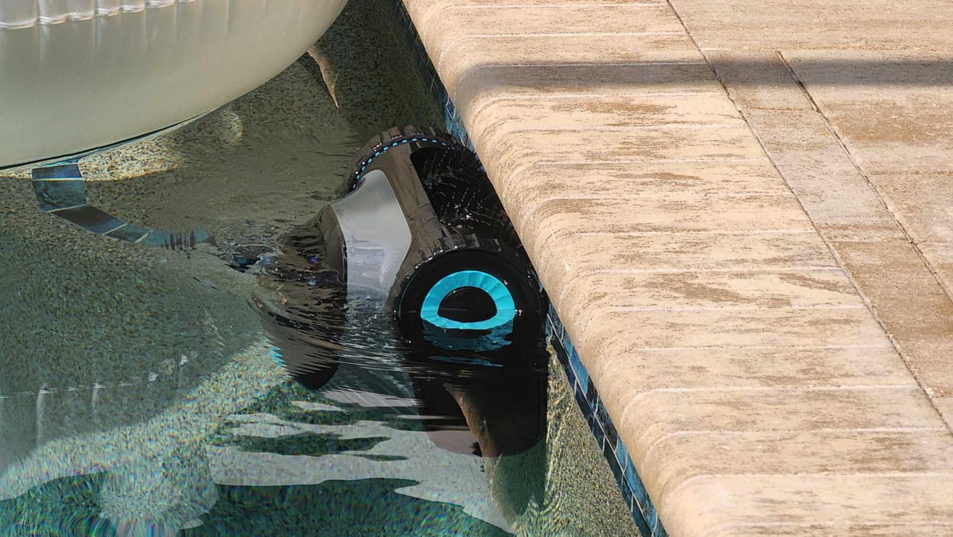 Aiper Scuba S3 Robotic Pool Cleaner with Auto-Parking & Alerts, Azure customer photo 1