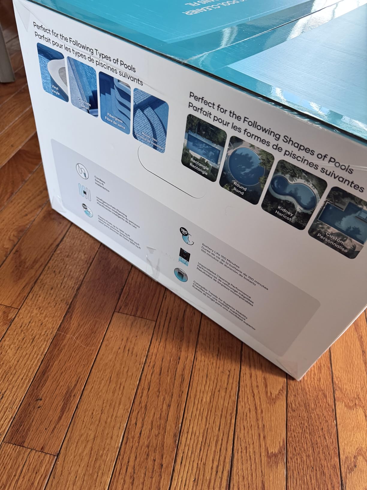 Aiper Scuba S1 2026 Robotic Pool Cleaner,Floor/Wall/Waterline/Shallow Area Cleaning, Double Filtration, Adaptive Navigation, High-Precision Sensors, App Support-Teal customer photo 1